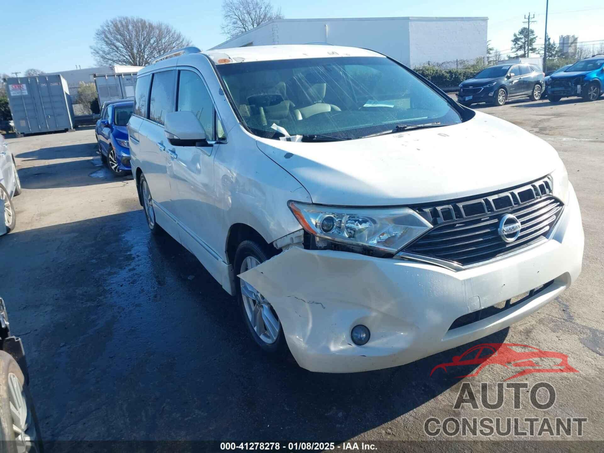 NISSAN QUEST 2012 - JN8AE2KPXC9035578