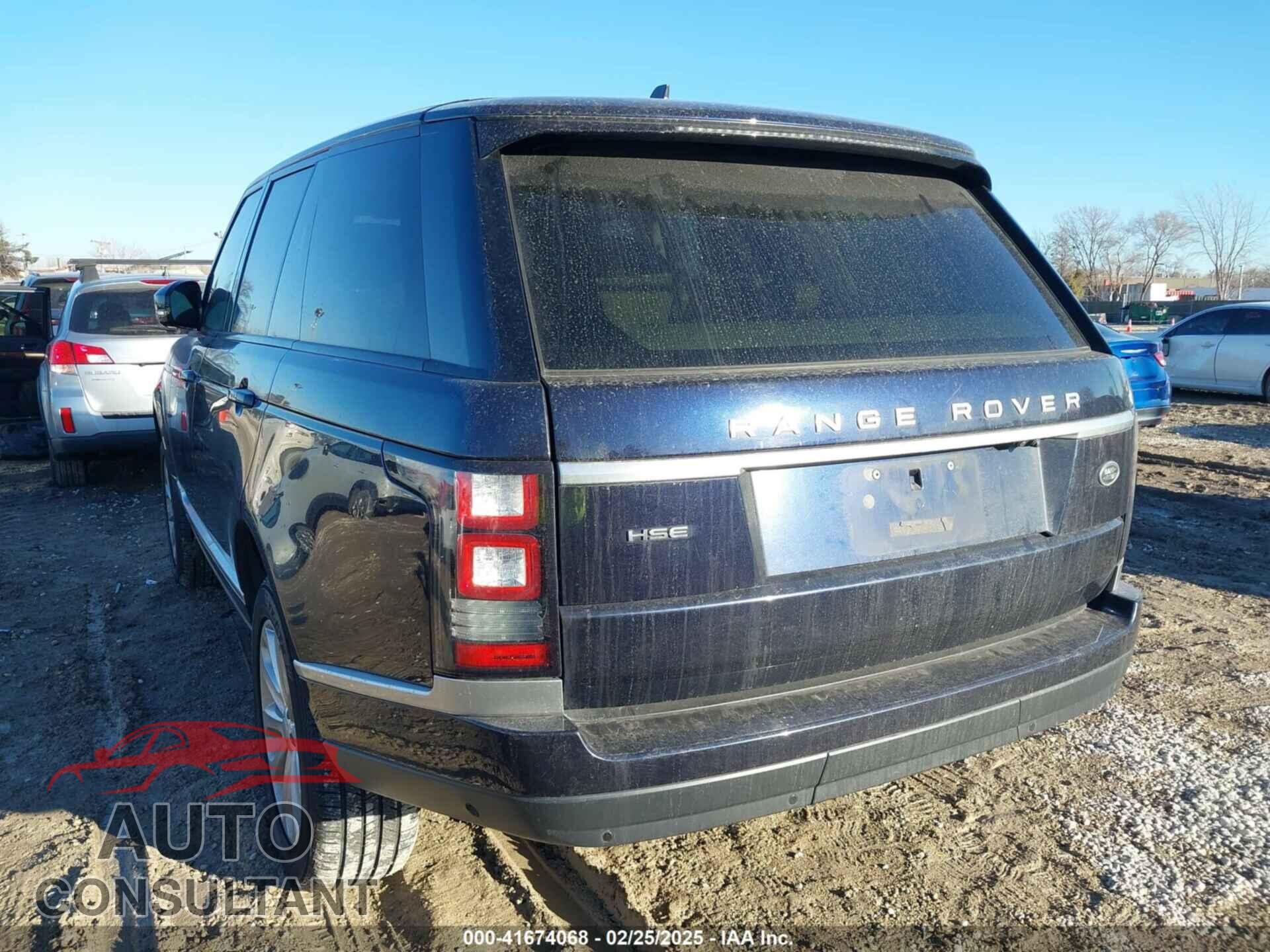 LAND ROVER RANGE ROVER 2016 - SALGS2VF2GA282558