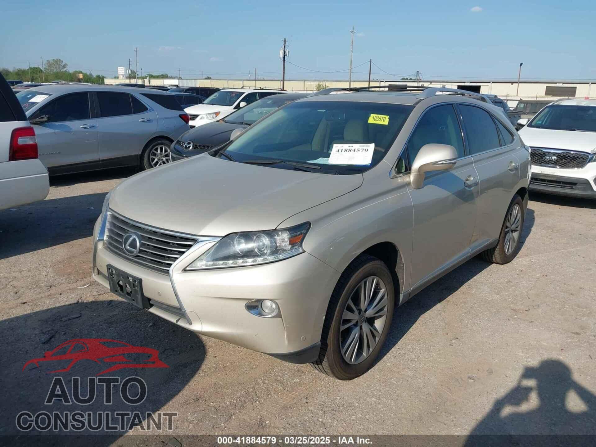 LEXUS RX 350 2013 - 2T2ZK1BA7DC094320