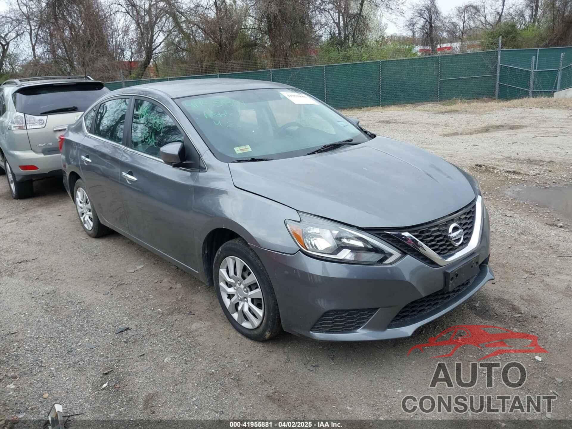 NISSAN SENTRA 2019 - 3N1AB7AP8KY373723