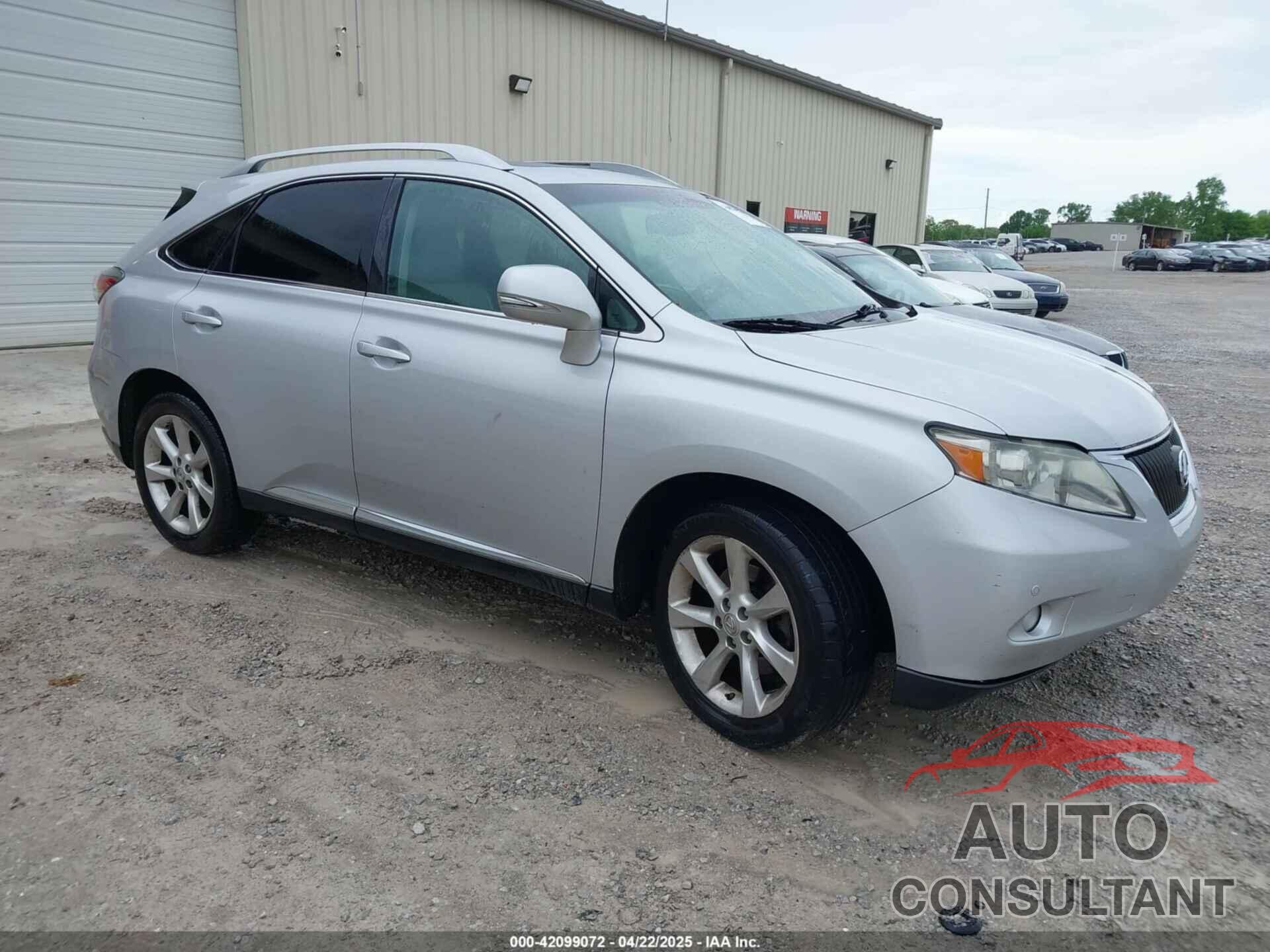 LEXUS RX 350 2010 - 2T2ZK1BAXAC026301
