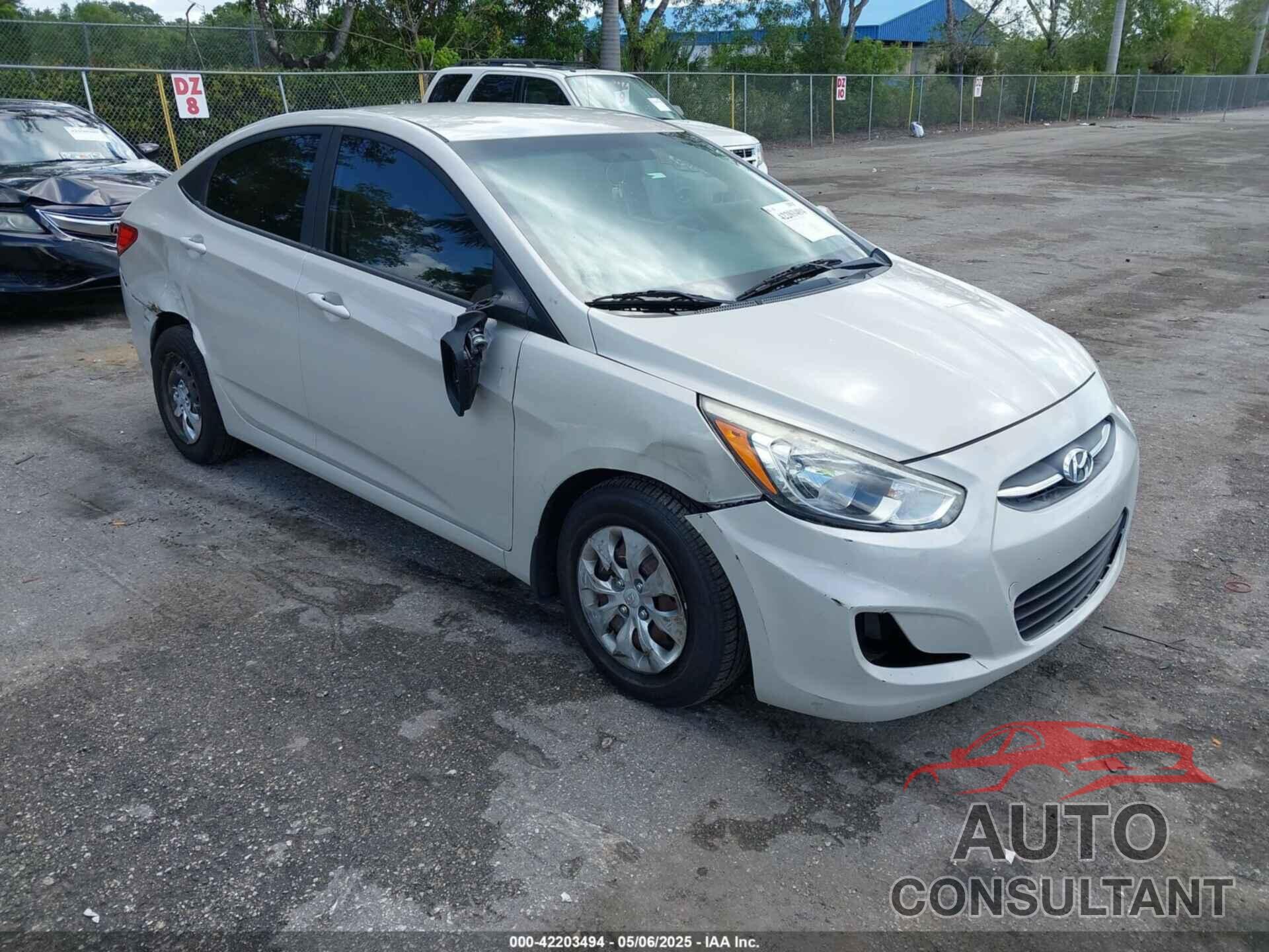 HYUNDAI ACCENT 2016 - KMHCT4AE4GU110456