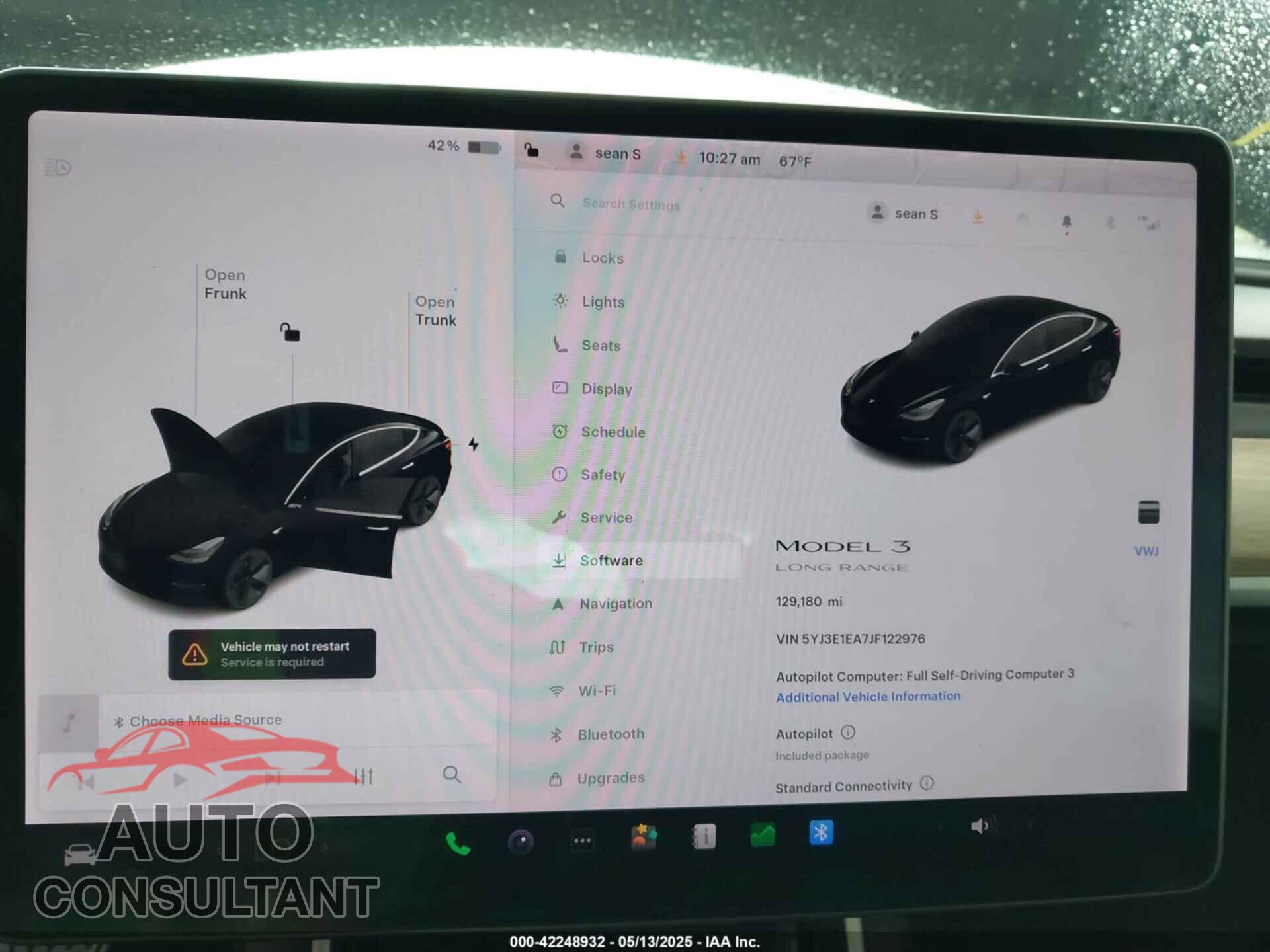 TESLA MODEL 3 2018 - 5YJ3E1EA7JF122976