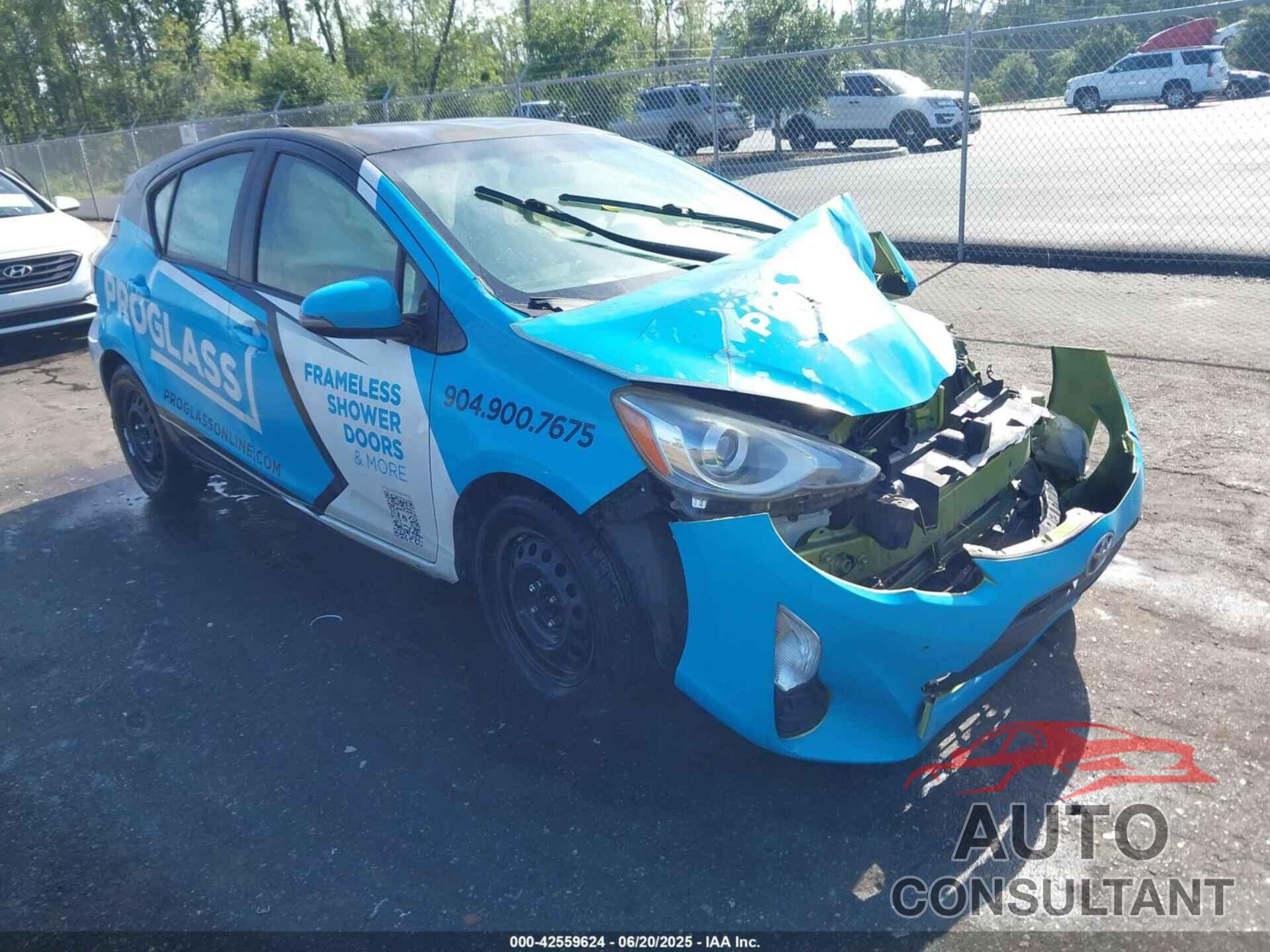 TOYOTA PRIUS C 2016 - JTDKDTB37G1135616