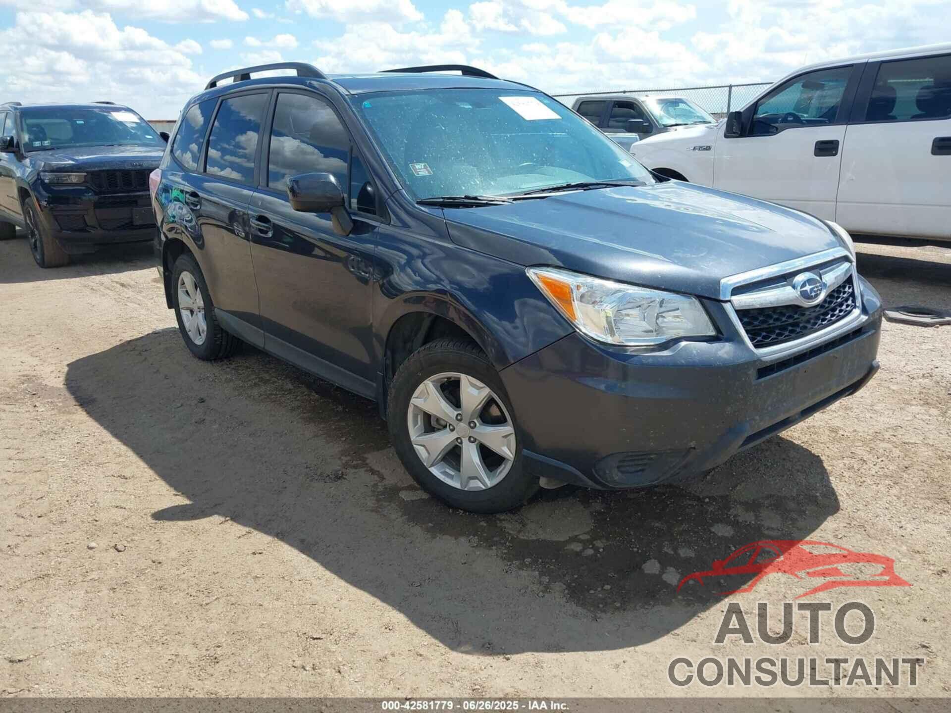 SUBARU FORESTER 2016 - JF2SJADC7GH407245