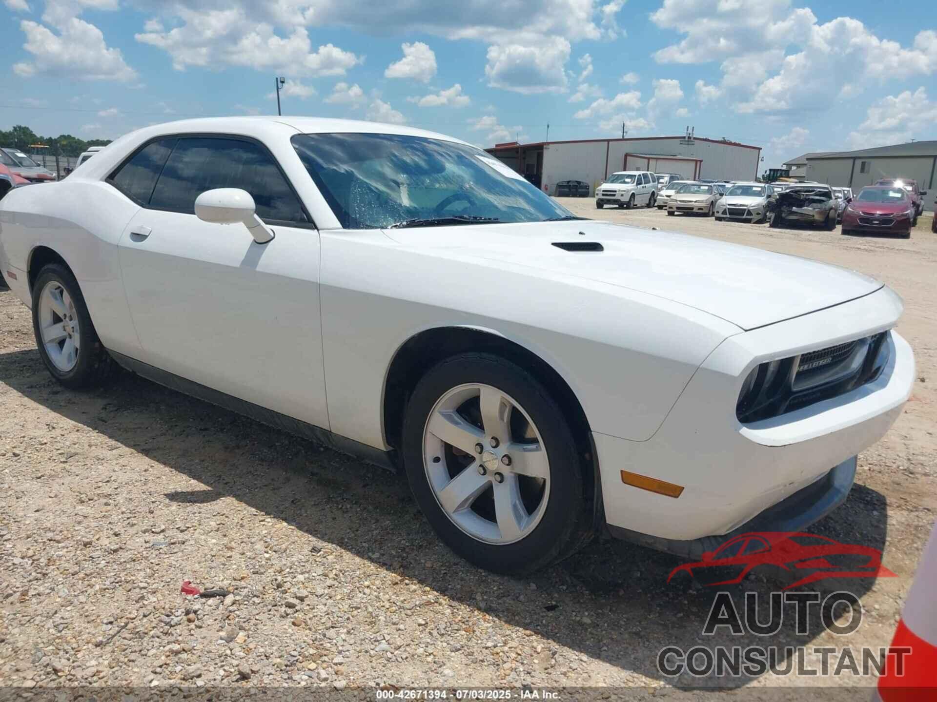 DODGE CHALLENGER 2012 - 2C3CDYAG1CH153616
