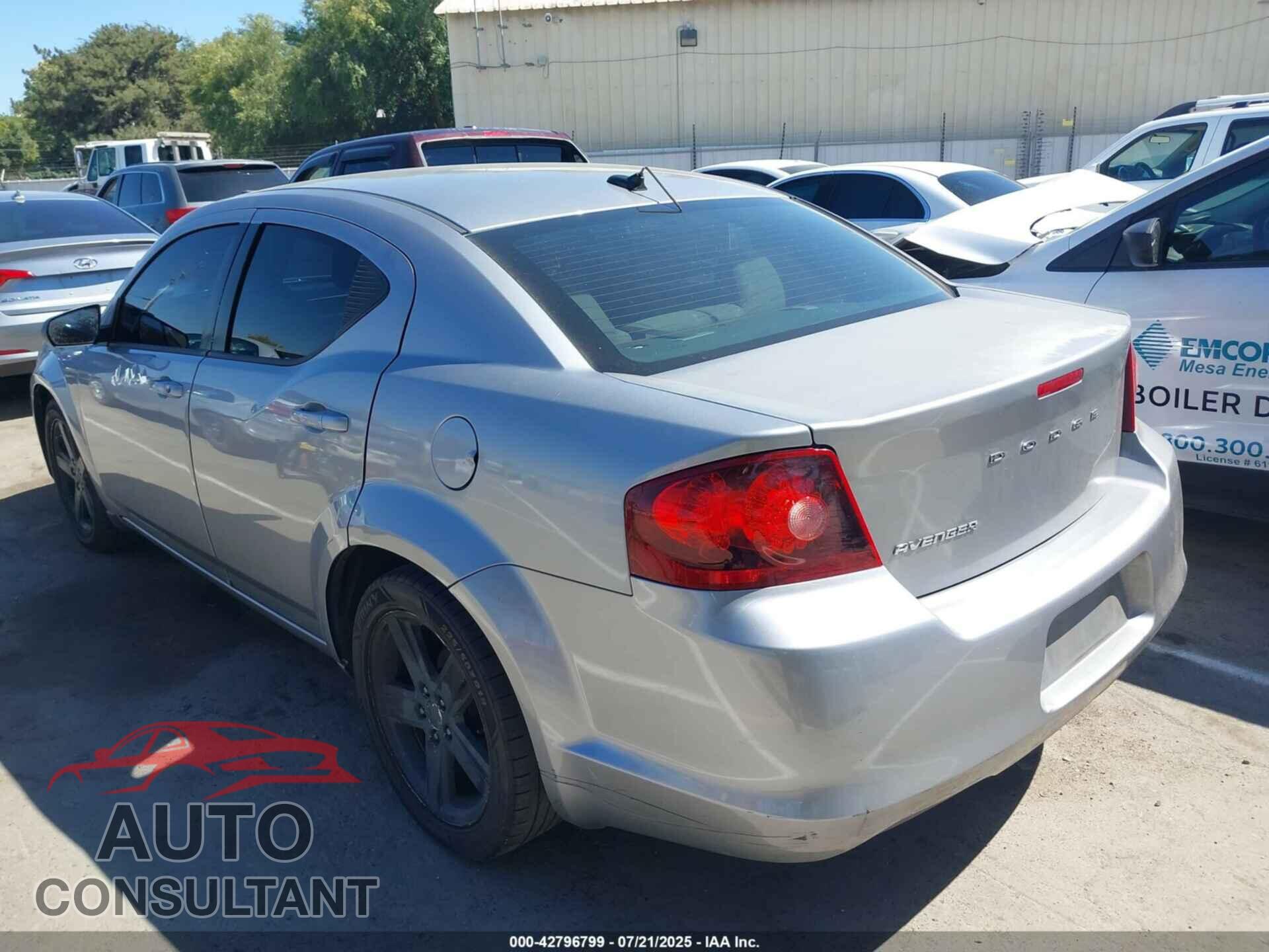 DODGE AVENGER 2013 - 1C3CDZAB9DN534875