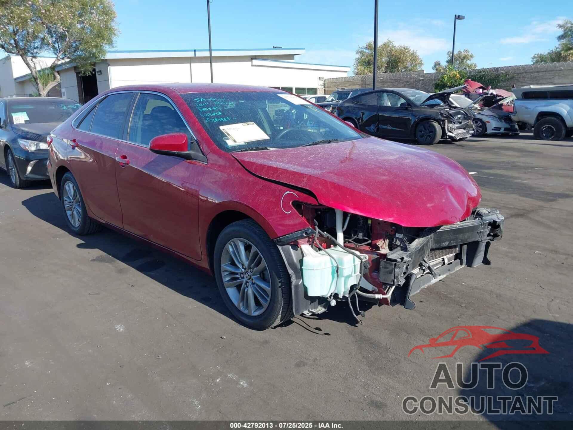 TOYOTA CAMRY 2015 - 4T1BF1FKXFU914212