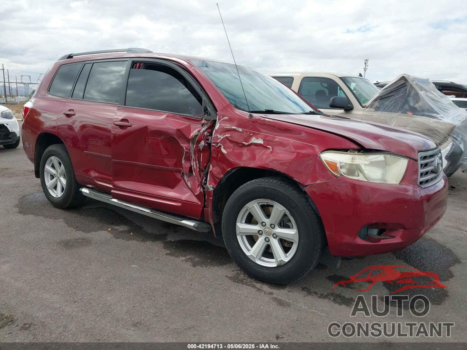 TOYOTA HIGHLANDER 2009 - JTEDS41A592089183