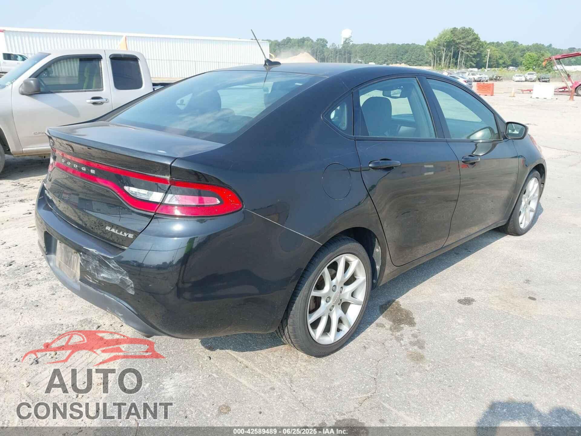 DODGE DART 2013 - 1C3CDFBA9DD157992