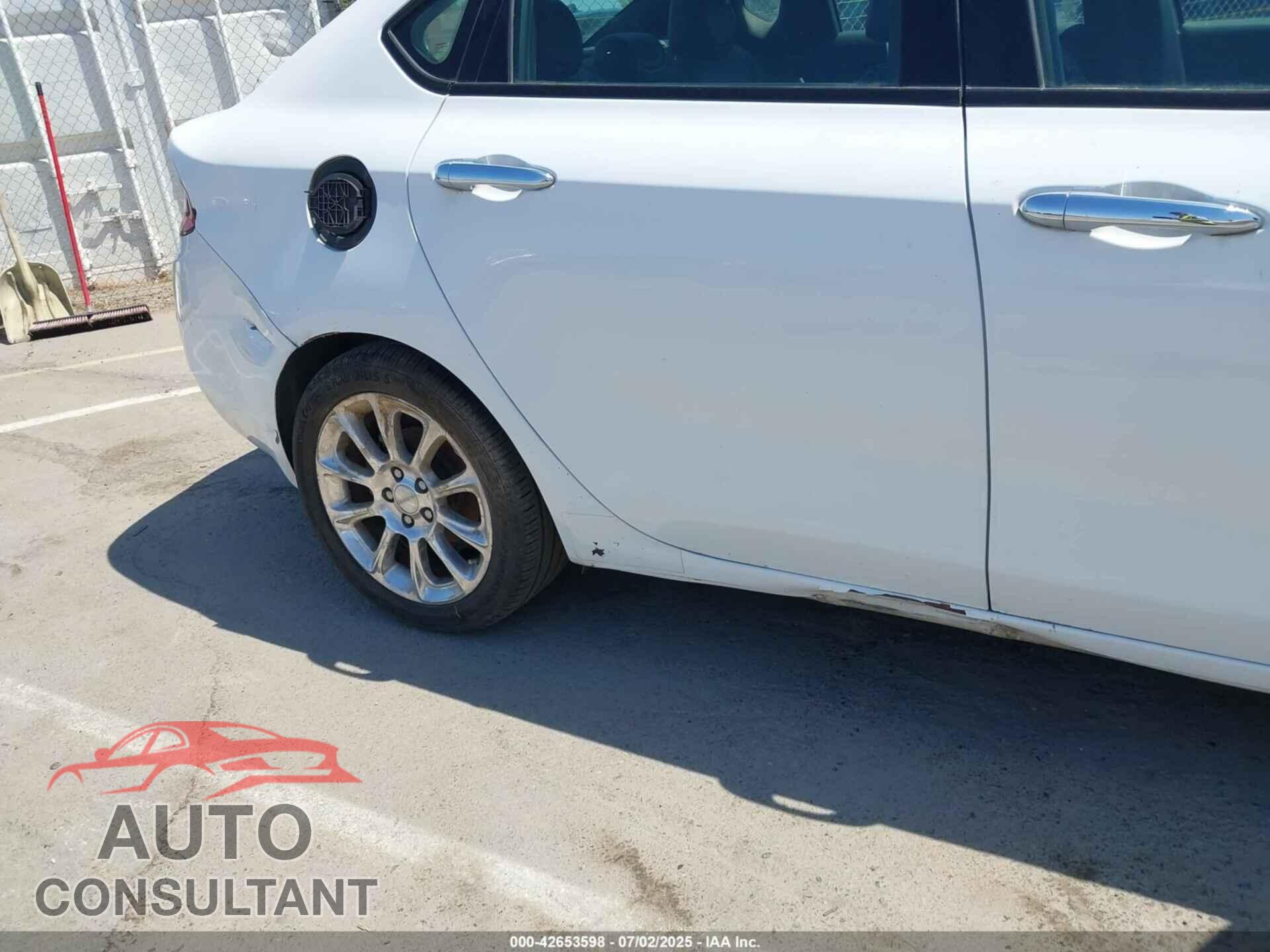 DODGE DART 2013 - 1C3CDFCA4DD147580