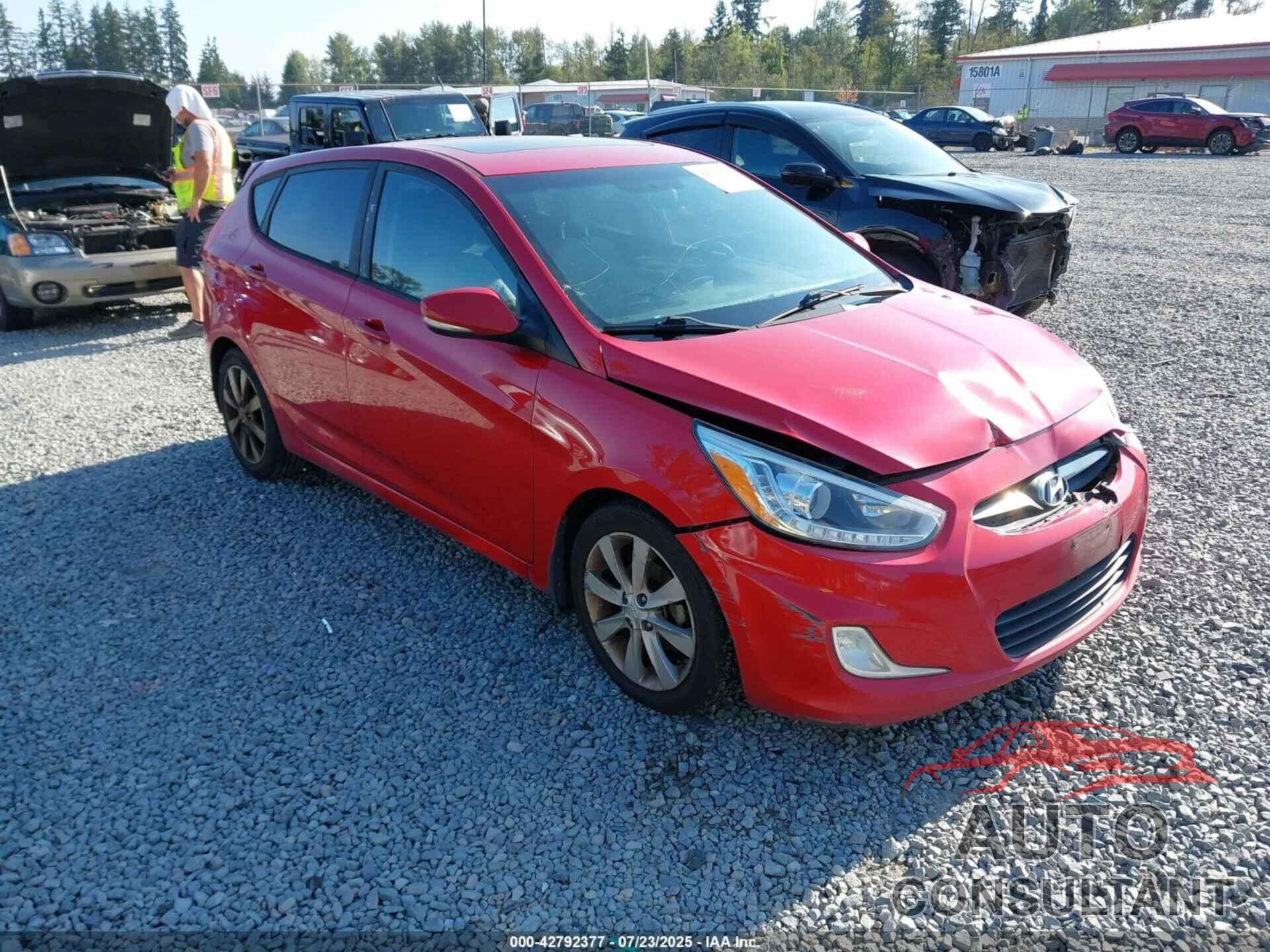 HYUNDAI ACCENT 2014 - KMHCU5AE8EU196337