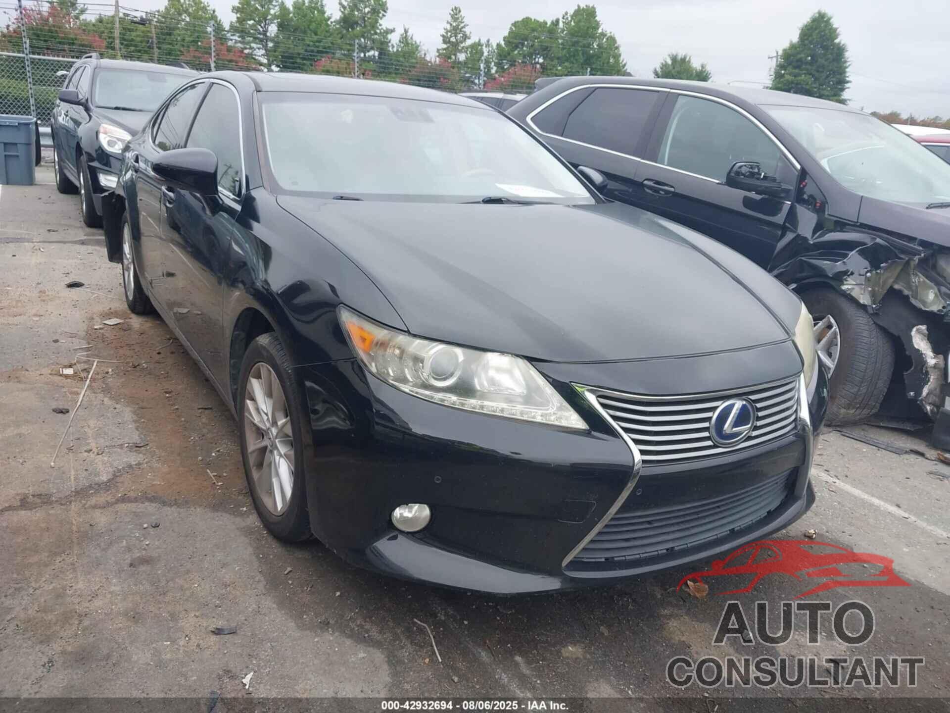 LEXUS ES 300H 2013 - JTHBW1GGXD2006543