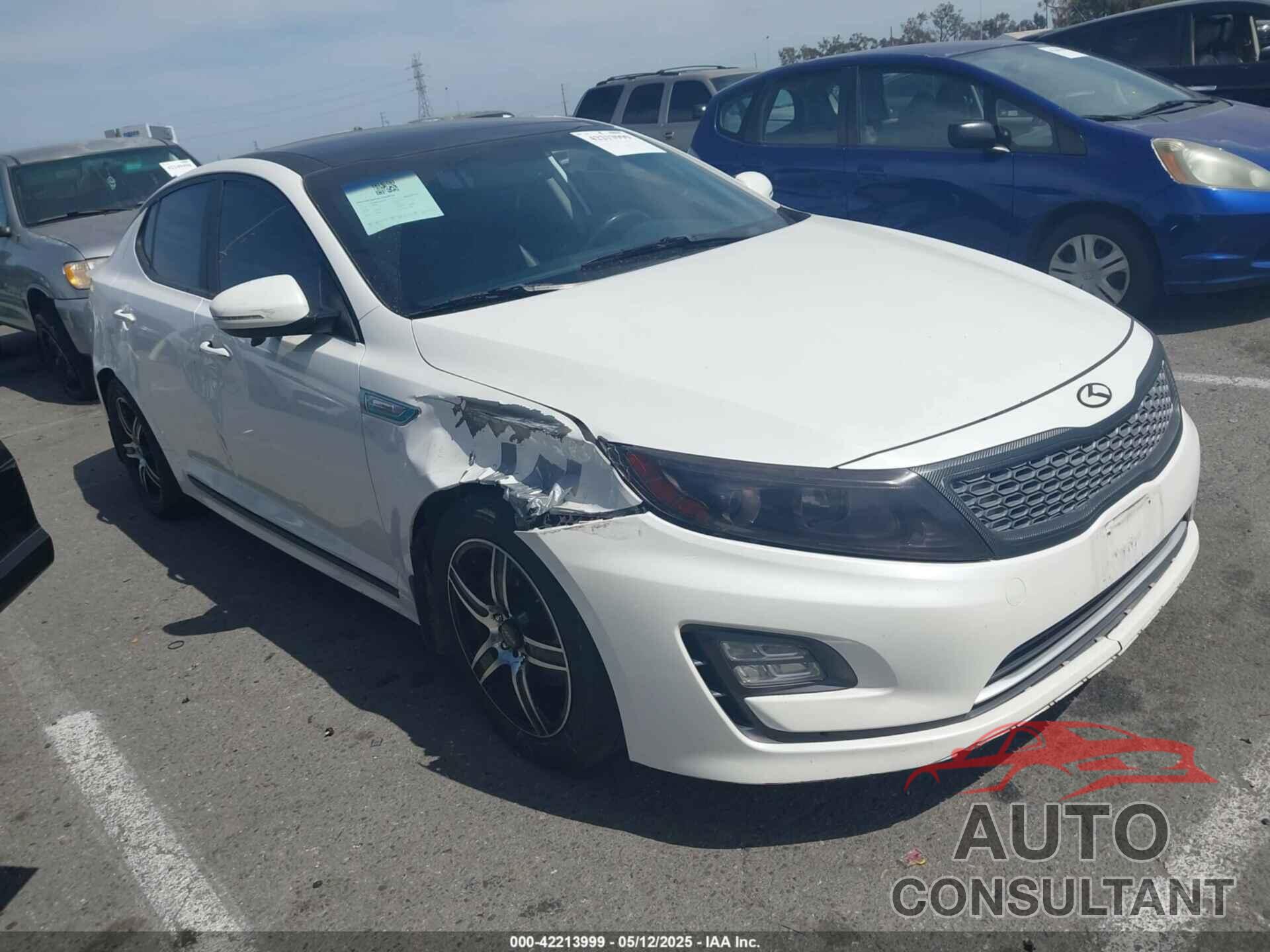 KIA OPTIMA HYBRID 2016 - KNAGN4ADXG5098506
