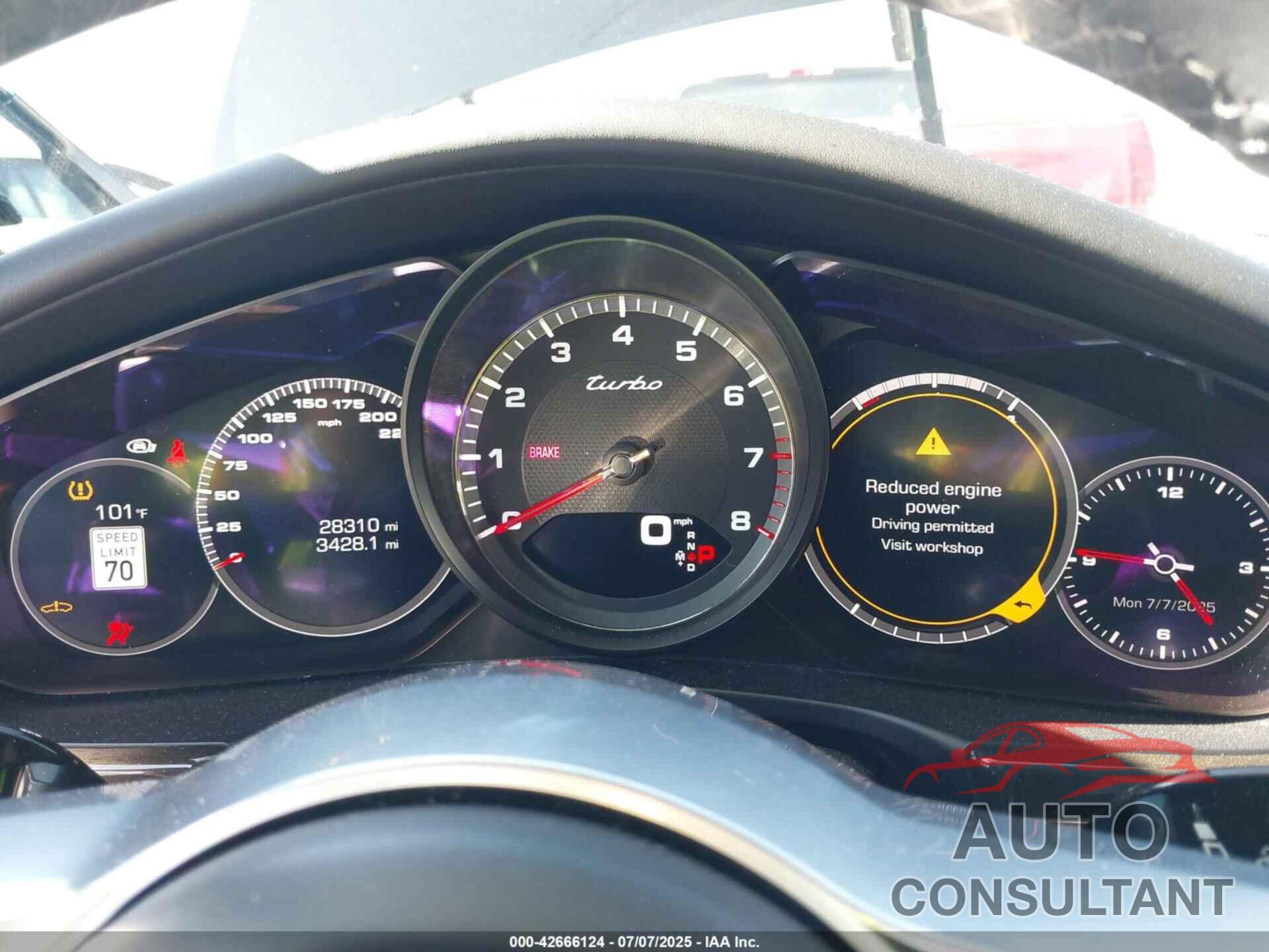 PORSCHE PANAMERA 2017 - WP0AF2A77HL151521