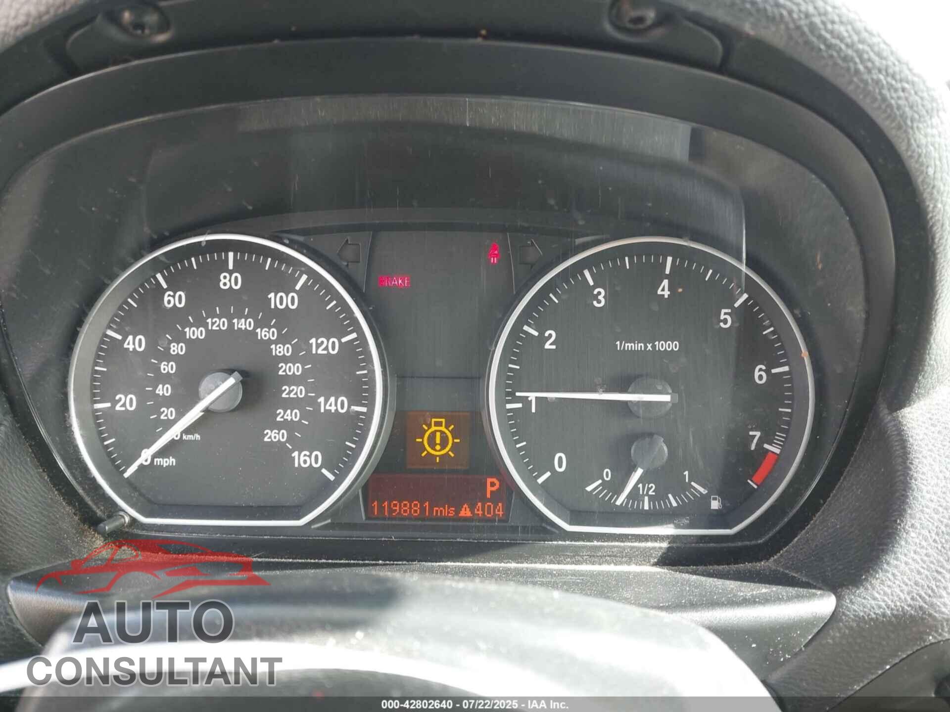 BMW 128I 2013 - WBAUN1C54DVR01541