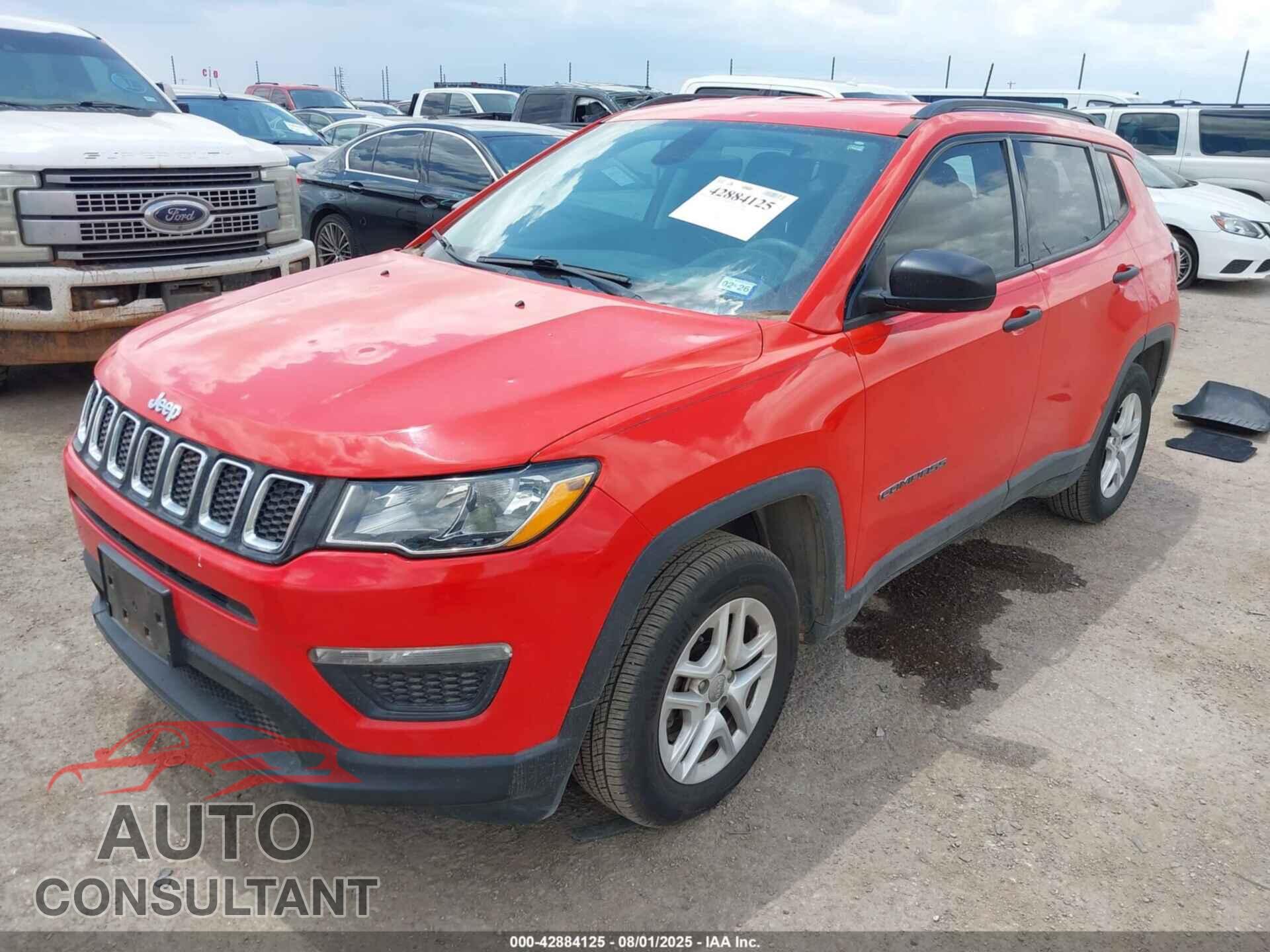 JEEP NEW COMPASS 2017 - 3C4NJCAB3HT668233