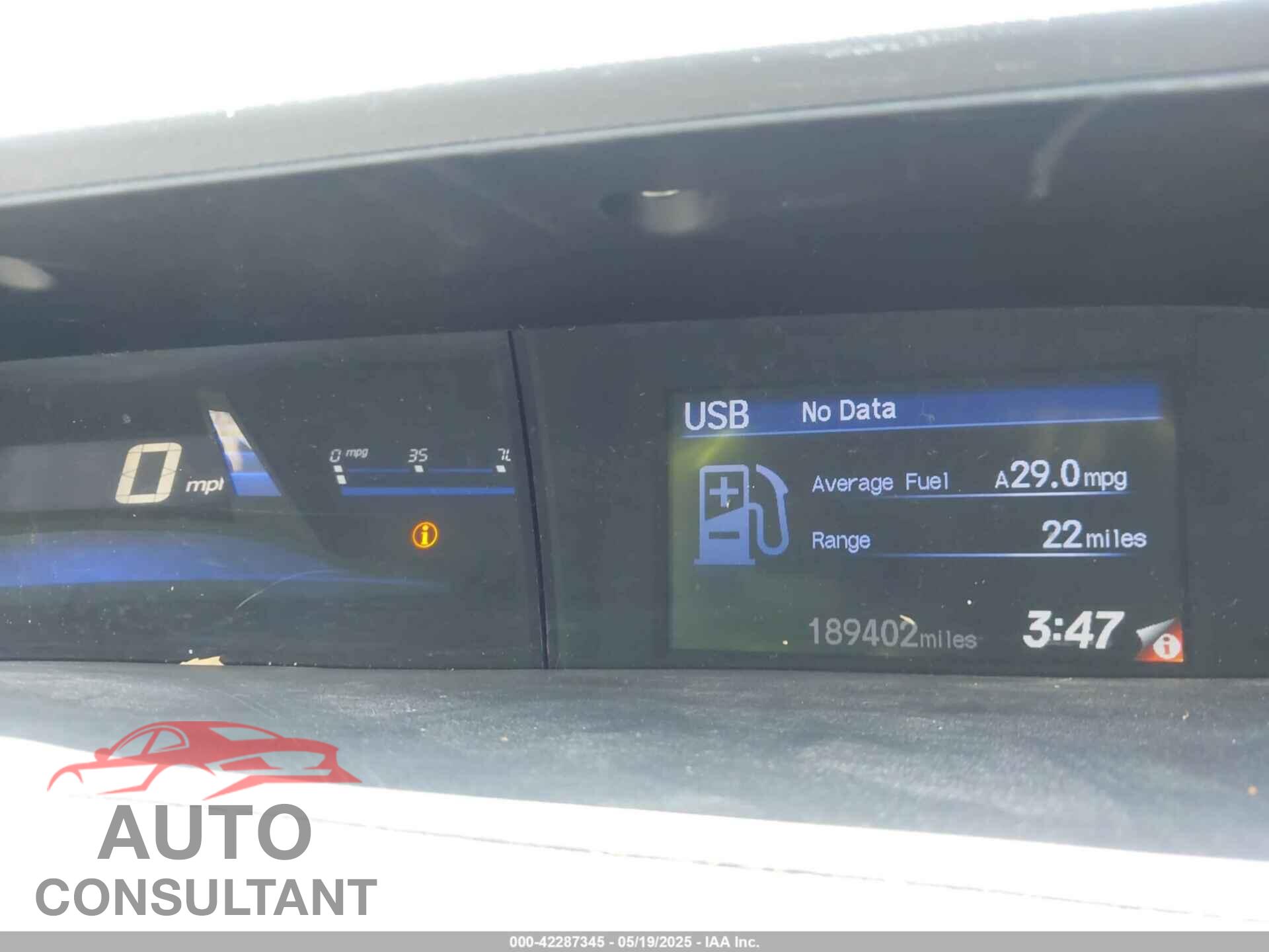 HONDA CIVIC 2012 - 19XFB2F55CE349914