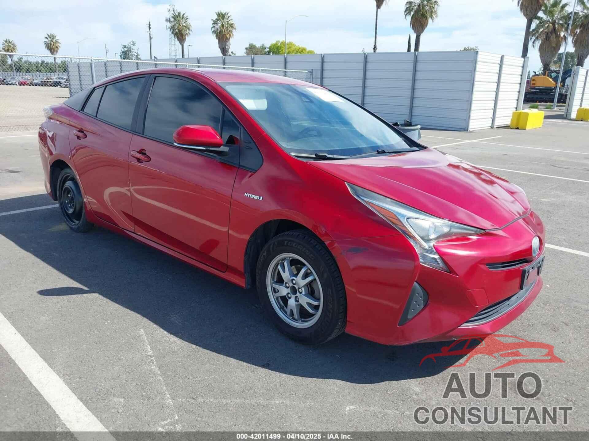 TOYOTA PRIUS 2017 - JTDKBRFU0H3538662
