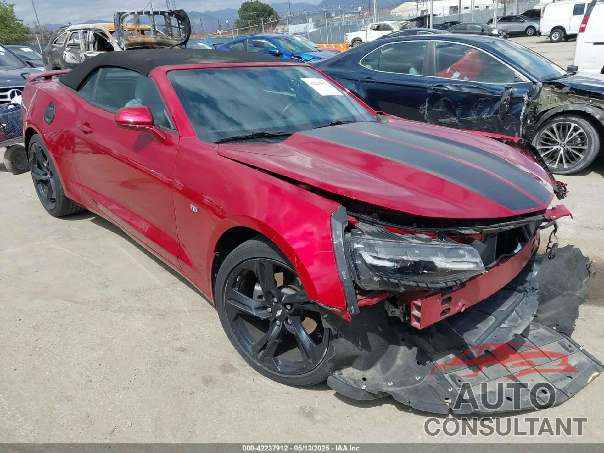 CHEVROLET CAMARO 2019 - 1G1FA3DX1K0138612