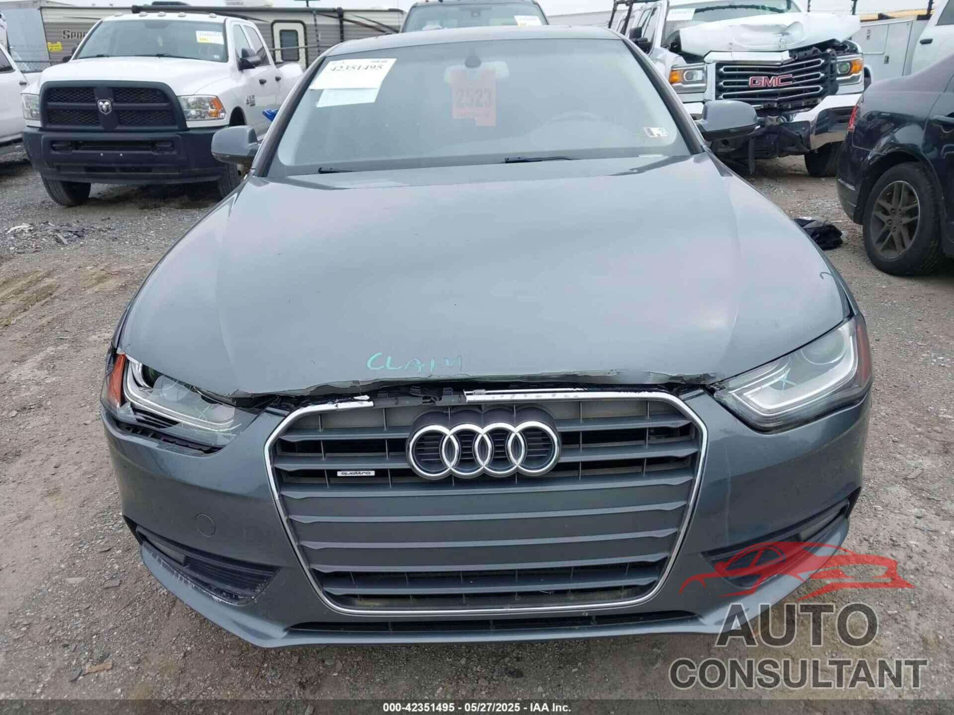 AUDI A4 2013 - WAUFFAFL4DN022962