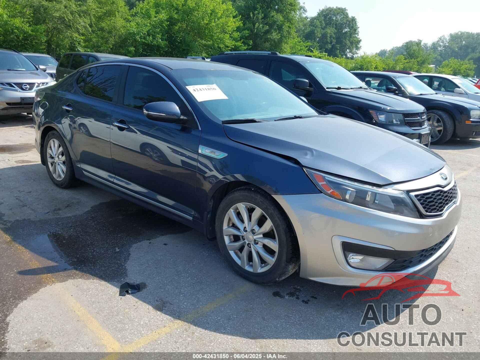 KIA OPTIMA HYBRID 2014 - KNAGM4AD0E5076434