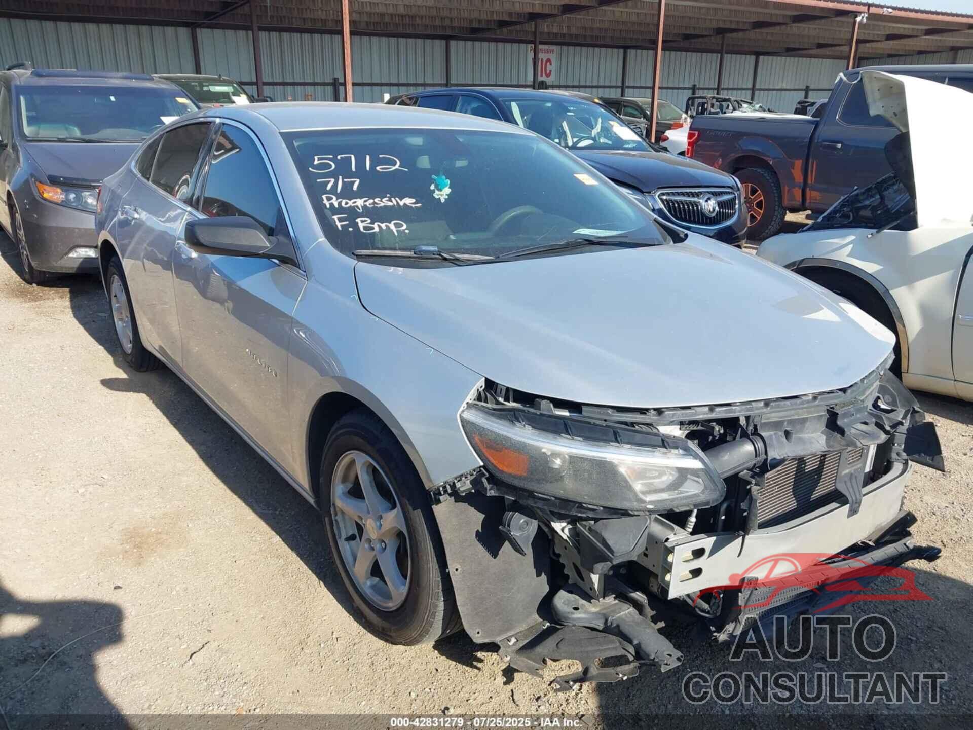 CHEVROLET MALIBU 2016 - 1G1ZB5ST8GF207595