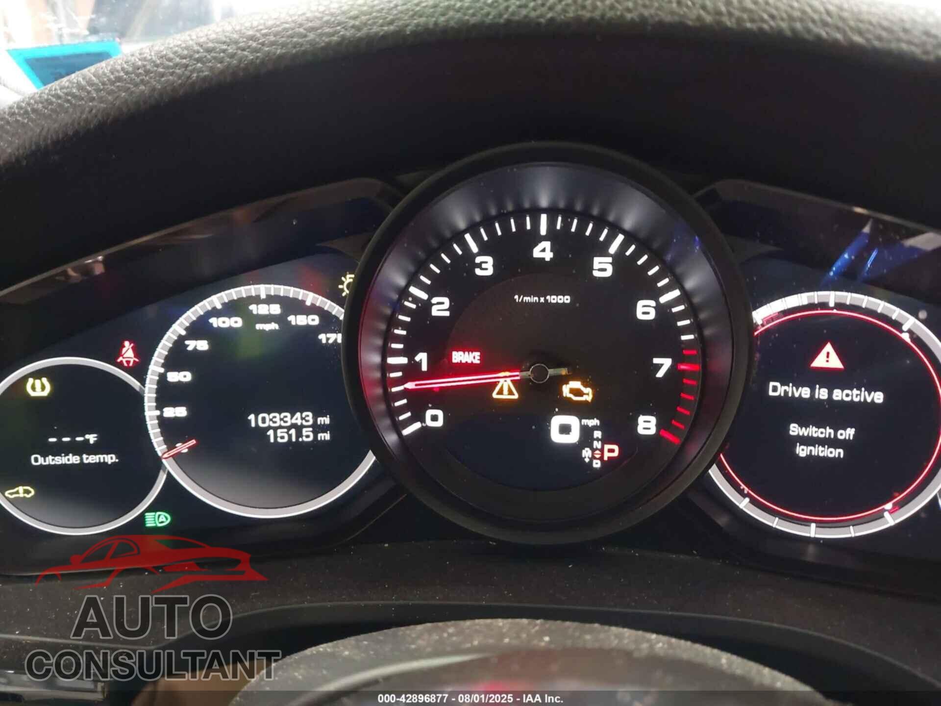 PORSCHE CAYENNE 2019 - WP1AA2AY5KDA07117