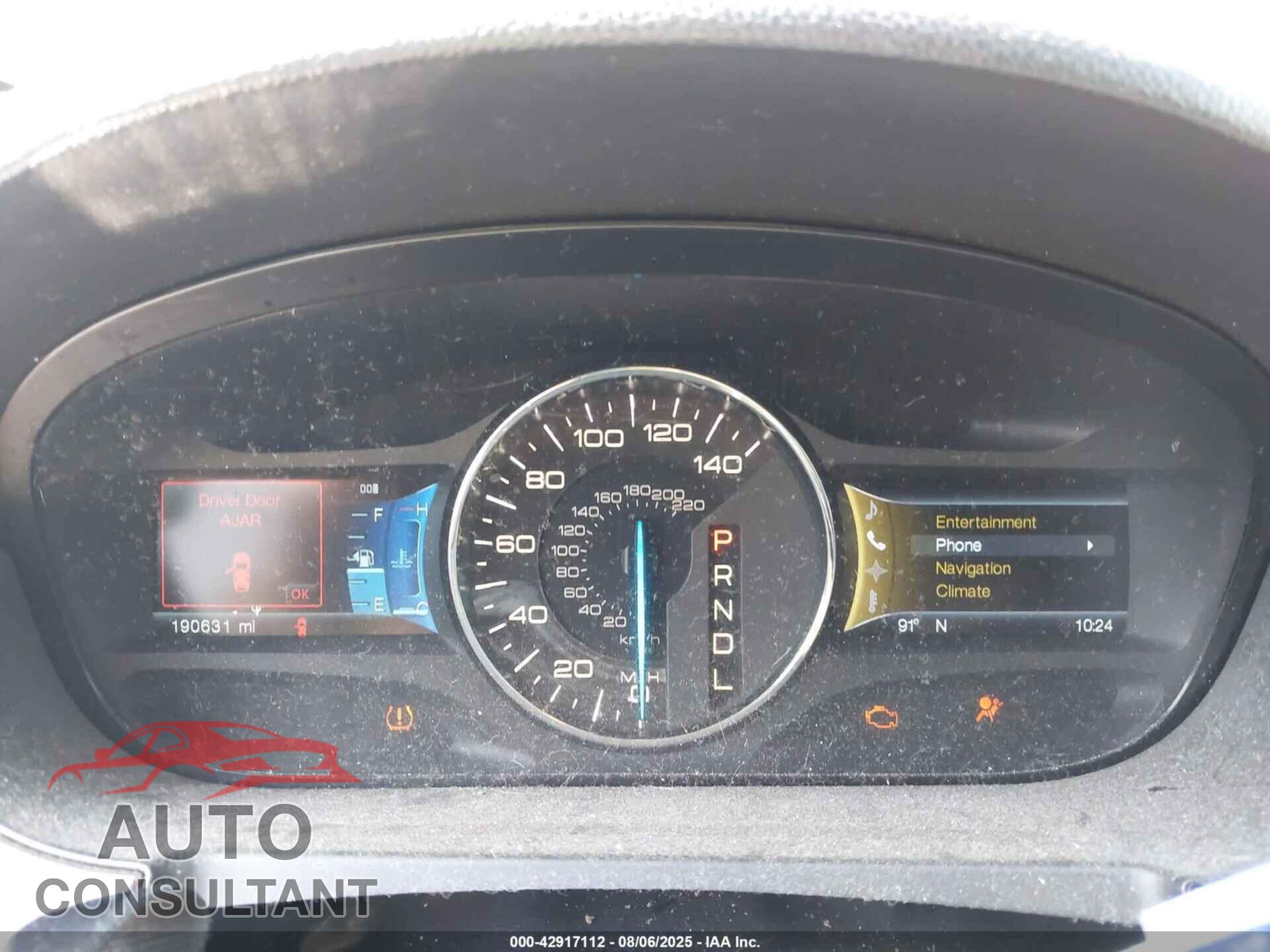 FORD EDGE 2012 - 2FMDK3K93CBA58708
