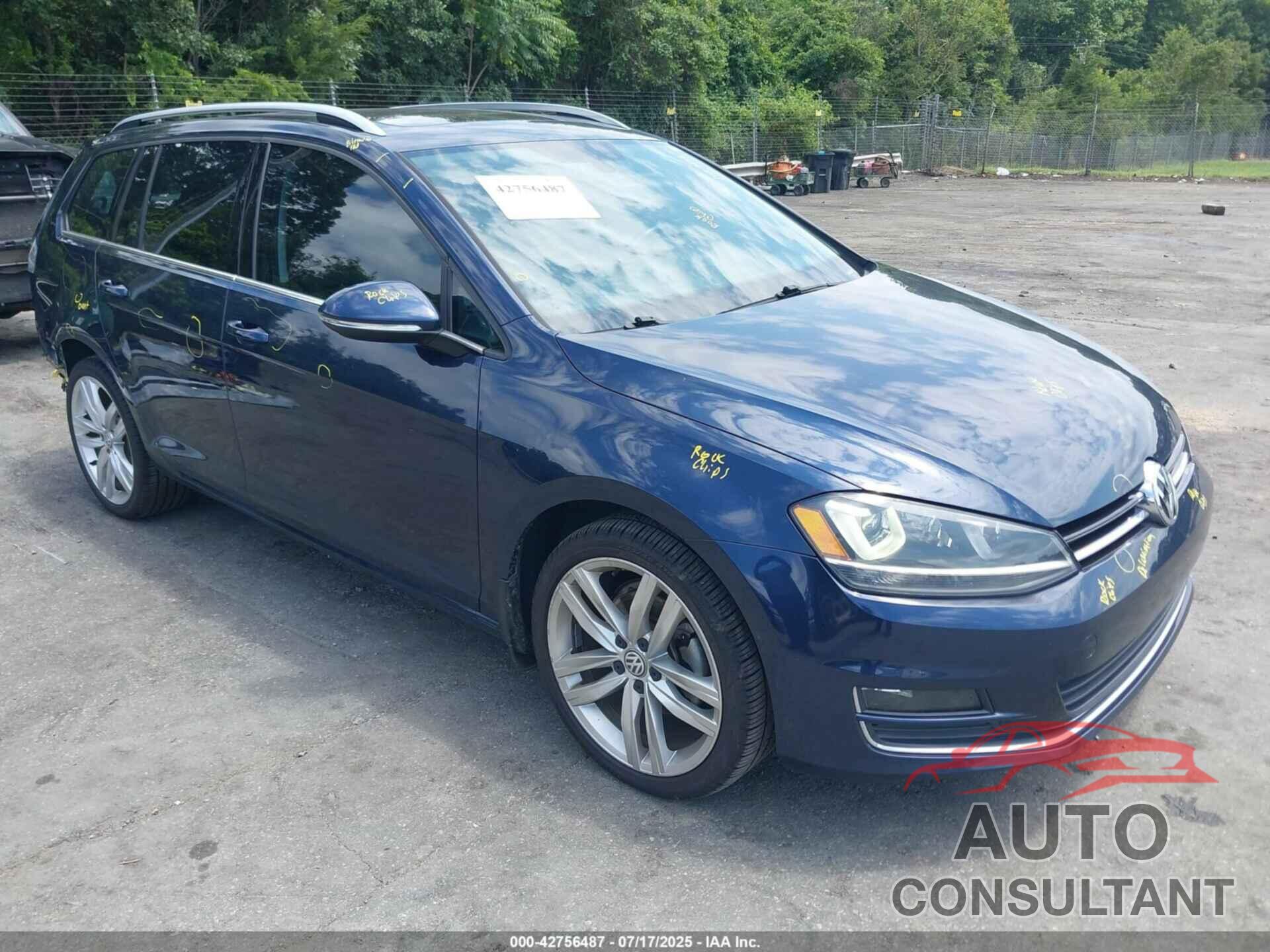 VOLKSWAGEN GOLF SPORTWAGEN 2015 - 3VWCA7AUOFM517631