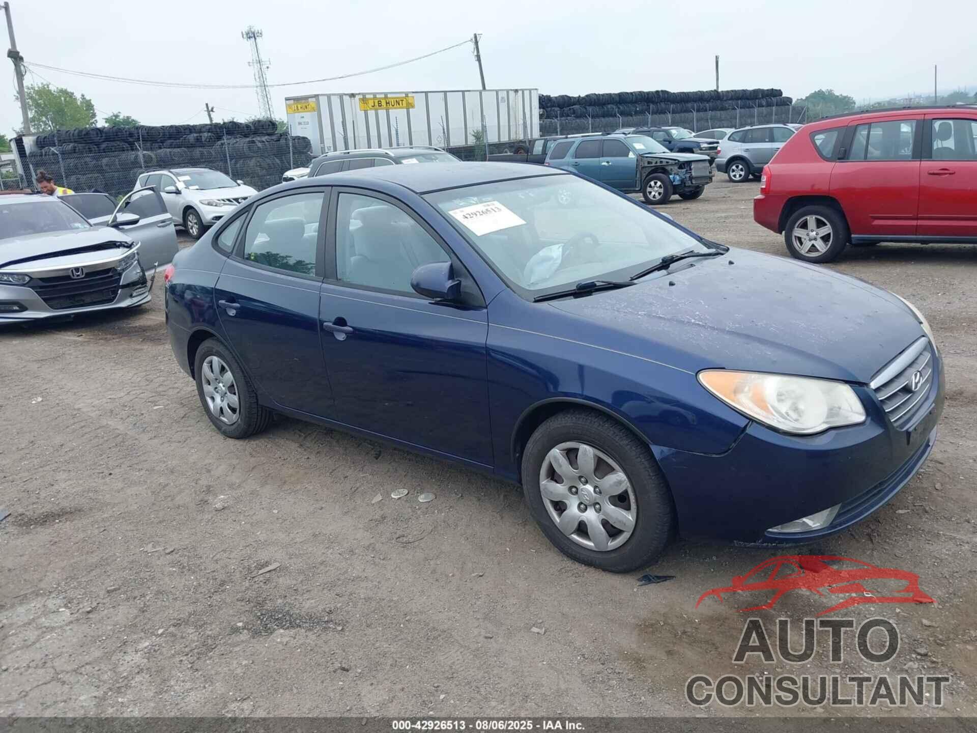 HYUNDAI ELANTRA 2009 - KMHDU46D19U636788