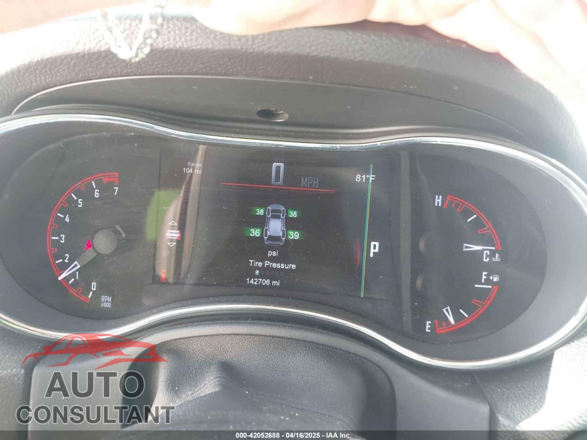 DODGE DURANGO 2014 - 1C4RDHDG7EC382843