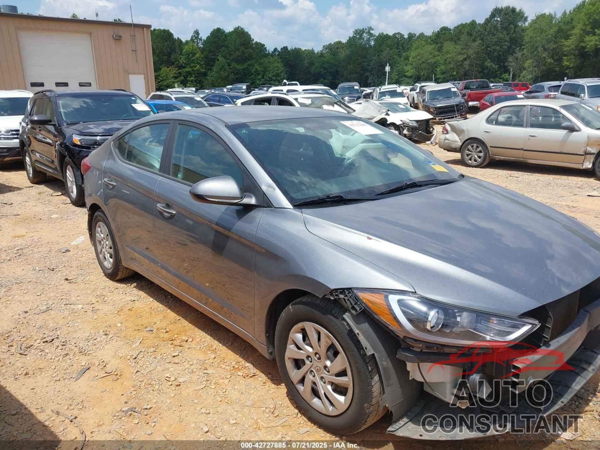 HYUNDAI ELANTRA 2018 - KMHD74LF3JU442412