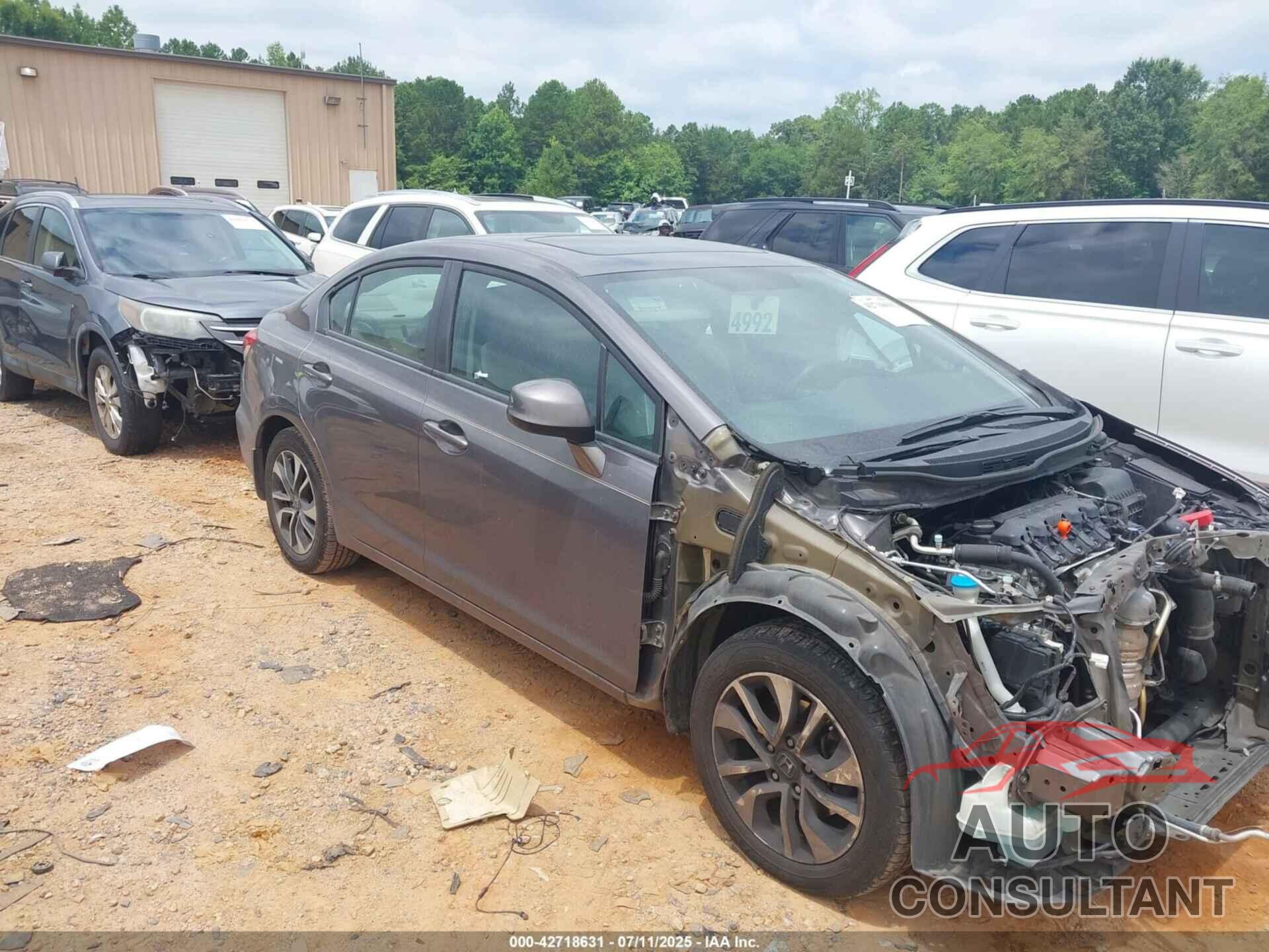 HONDA CIVIC 2013 - 19XFB2F8XDE071636