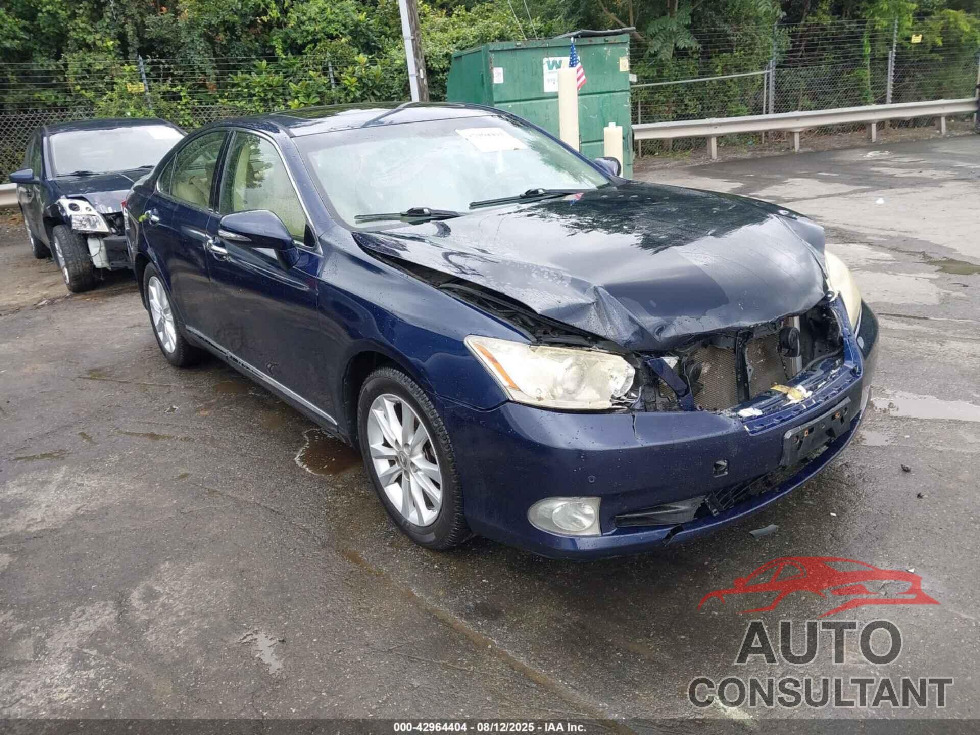 LEXUS ES 350 2012 - JTHBK1EG0C2500181