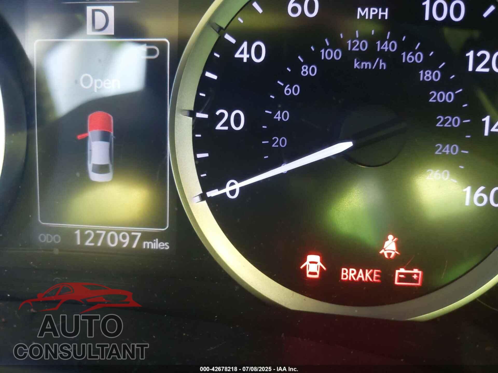LEXUS IS 2014 - JTHBF1D28E5041512