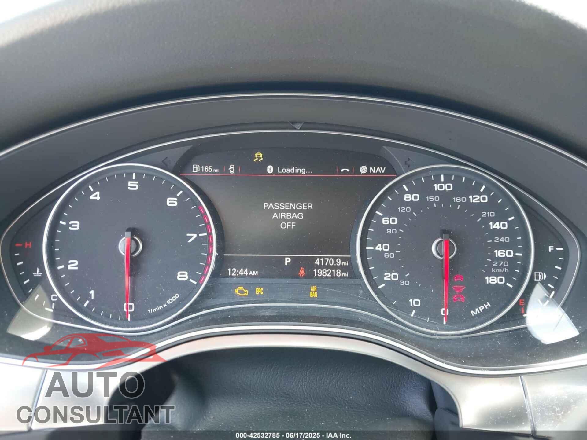 AUDI A7 2012 - WAUSGAFC0CN010138