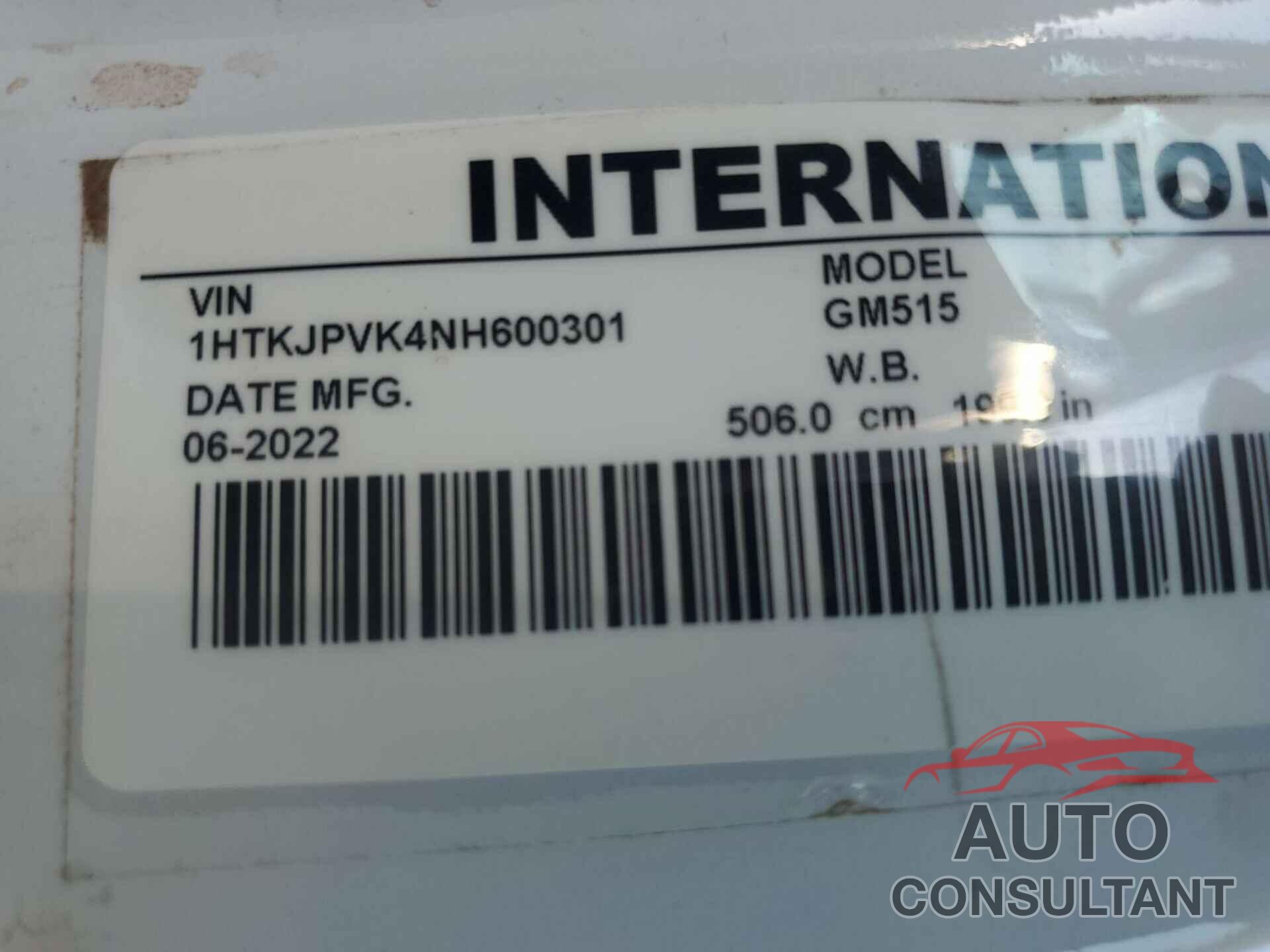 CHEVROLET SILVERADO 4500HD 2022 - 1HTKJPVK4NH600301