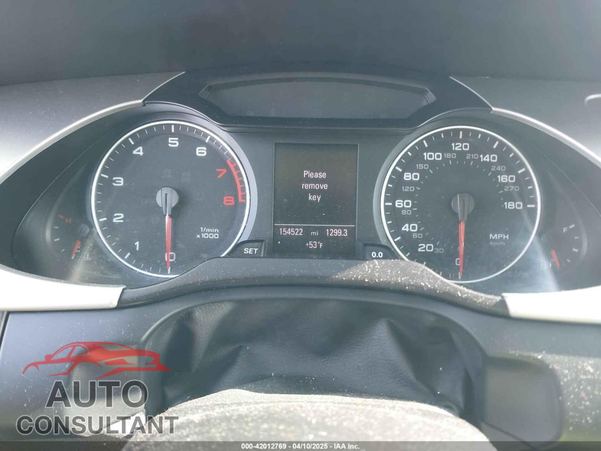 AUDI A4 2012 - WAUFFAFLXCN018302