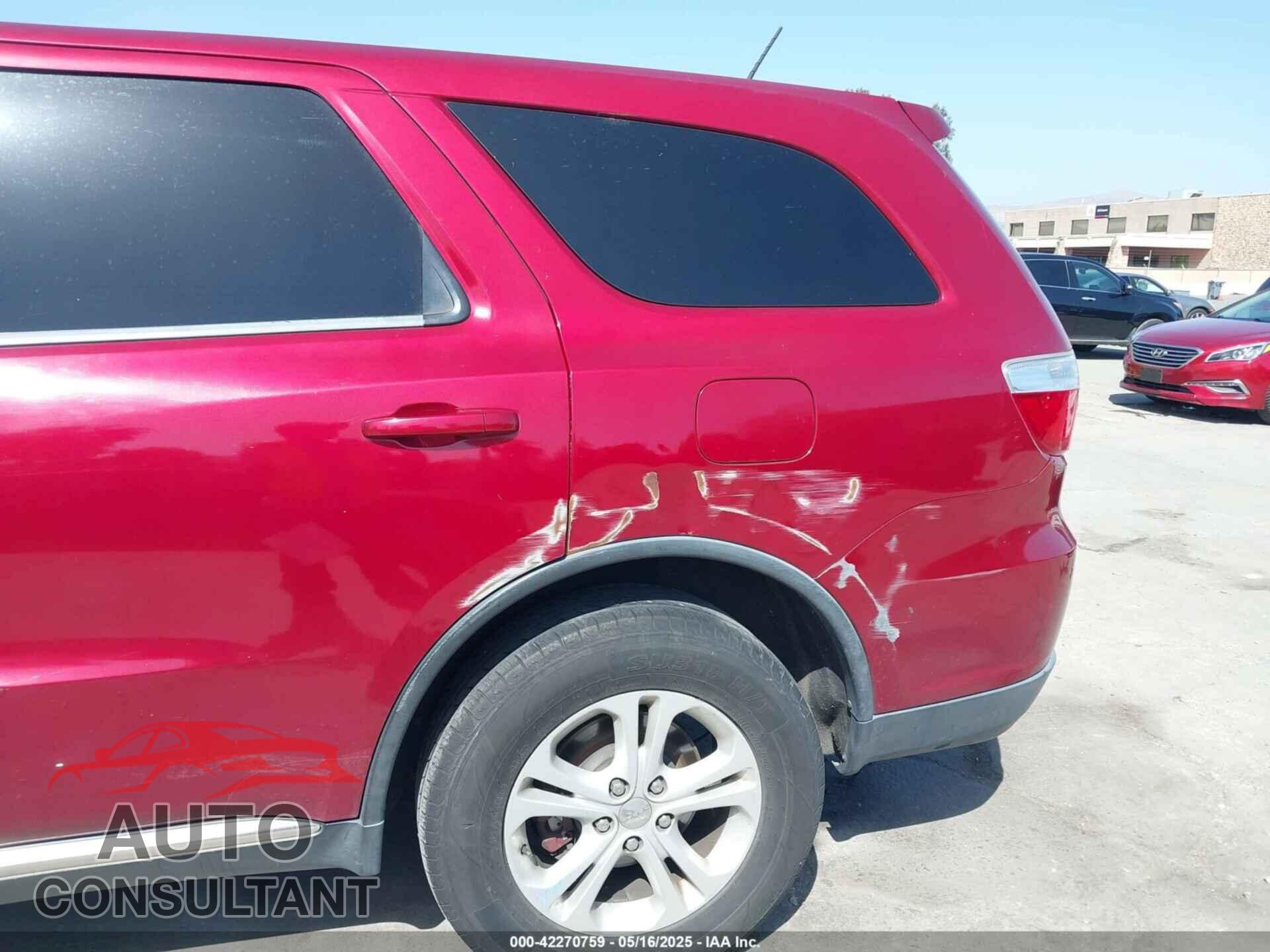 DODGE DURANGO 2013 - 1C4RDHAG5DC662120