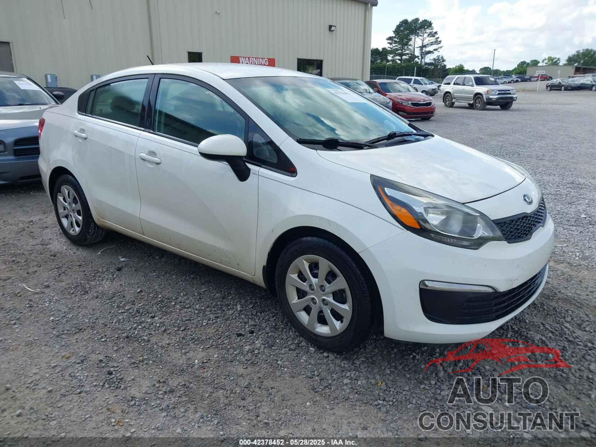 KIA RIO 2016 - KNADM4A32G6586906