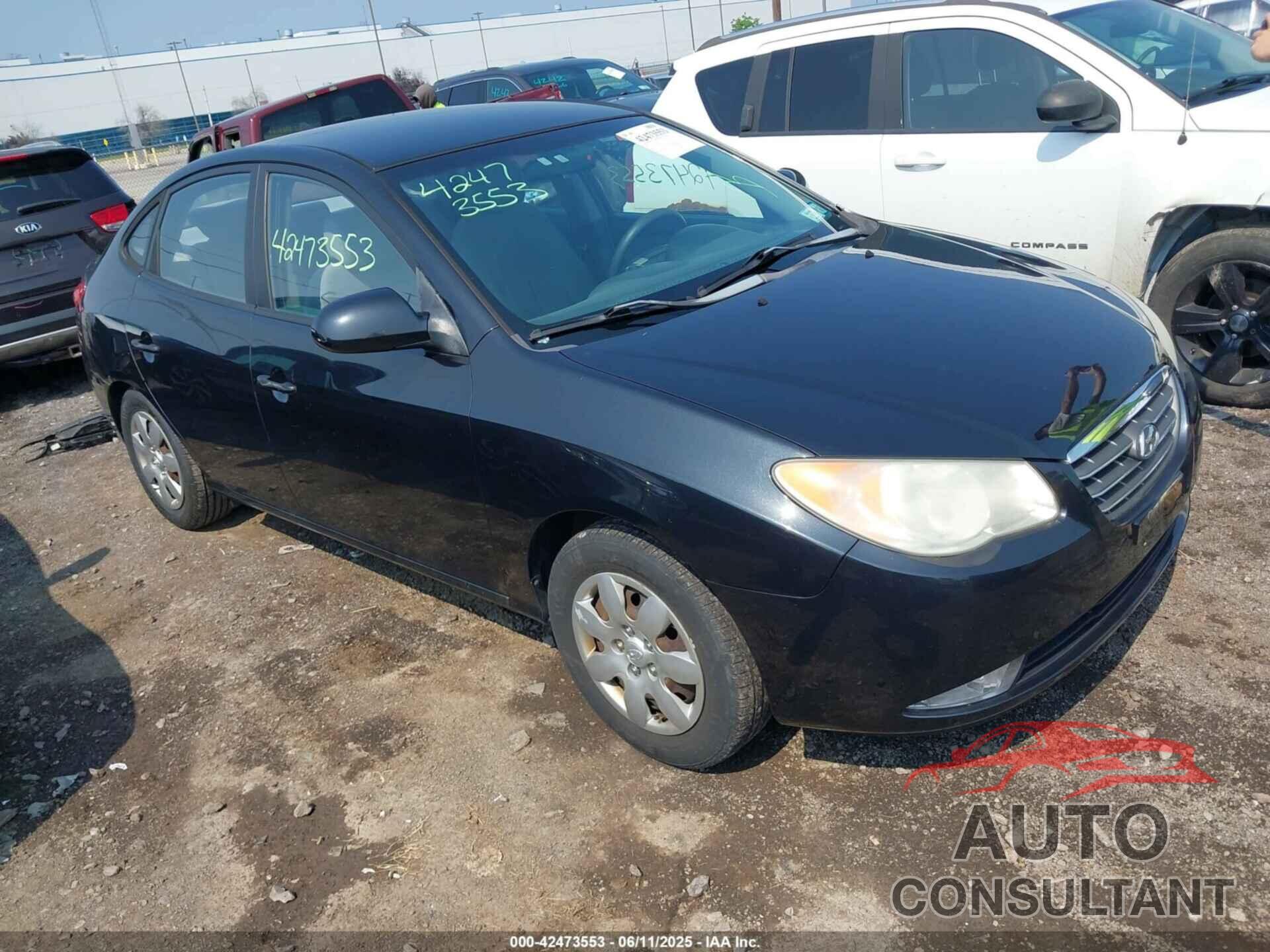 HYUNDAI ELANTRA 2009 - KMHDU46D79U688426