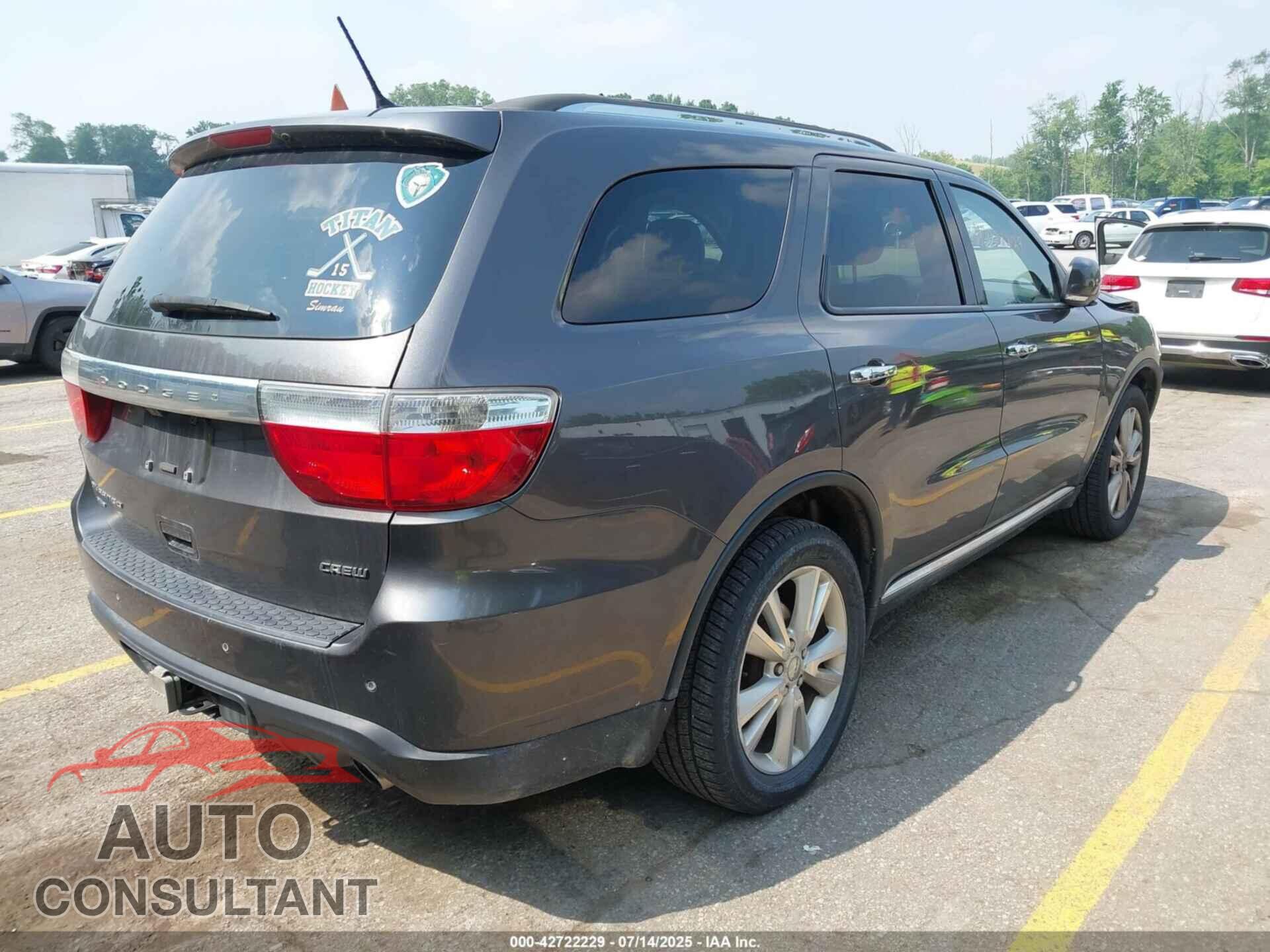 DODGE DURANGO 2013 - 1C4RDJDG0DC693522