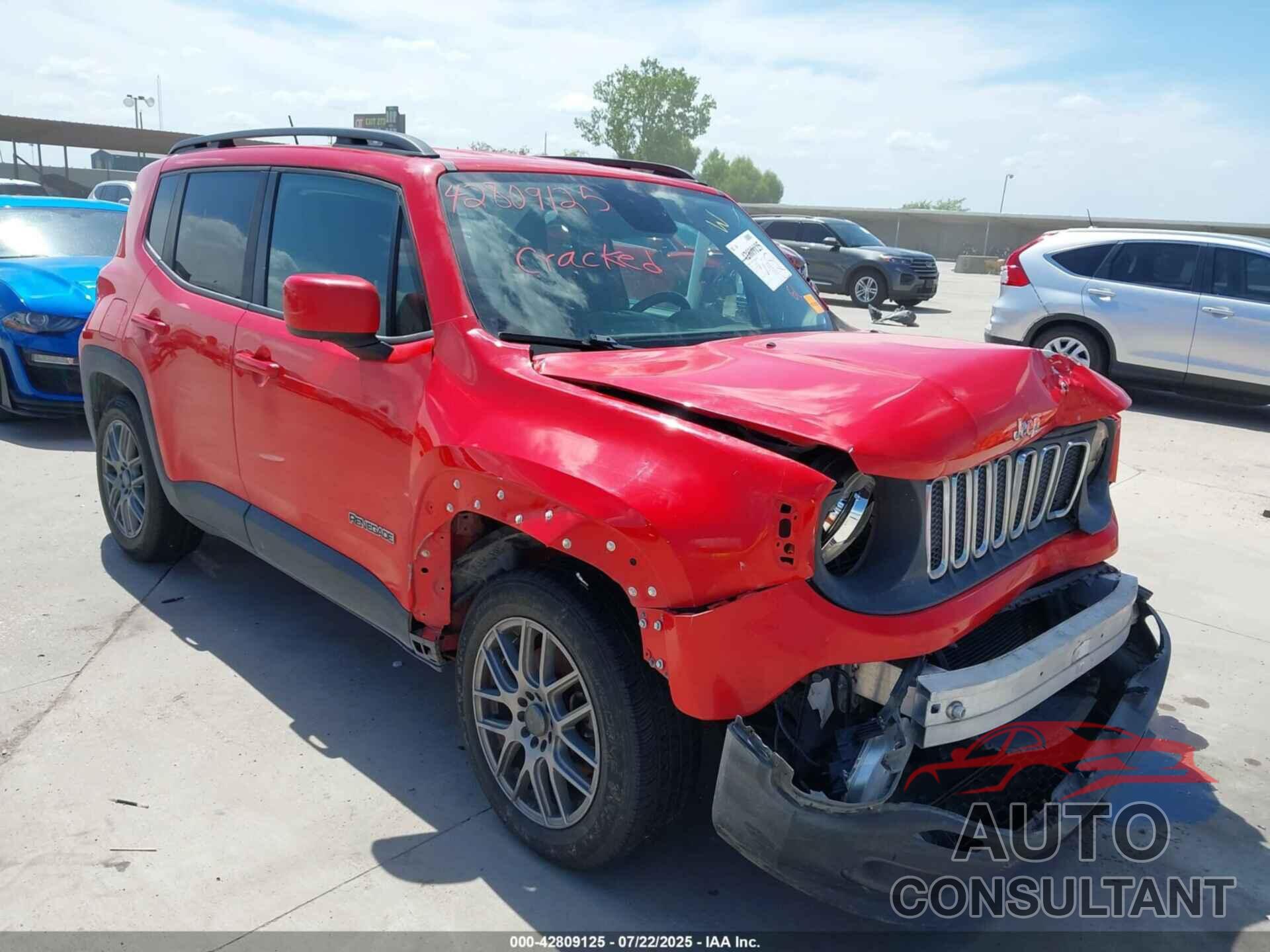 JEEP RENEGADE 2015 - ZACCJABT8FPB93735