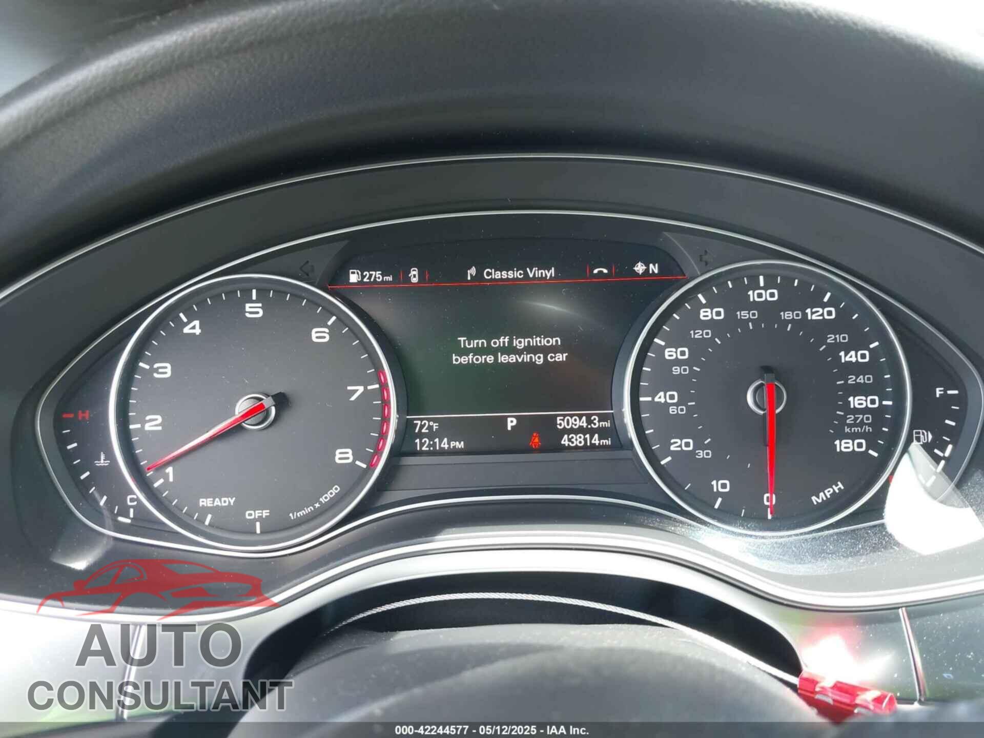 AUDI A6 2017 - WAUG8AFC1HN098076