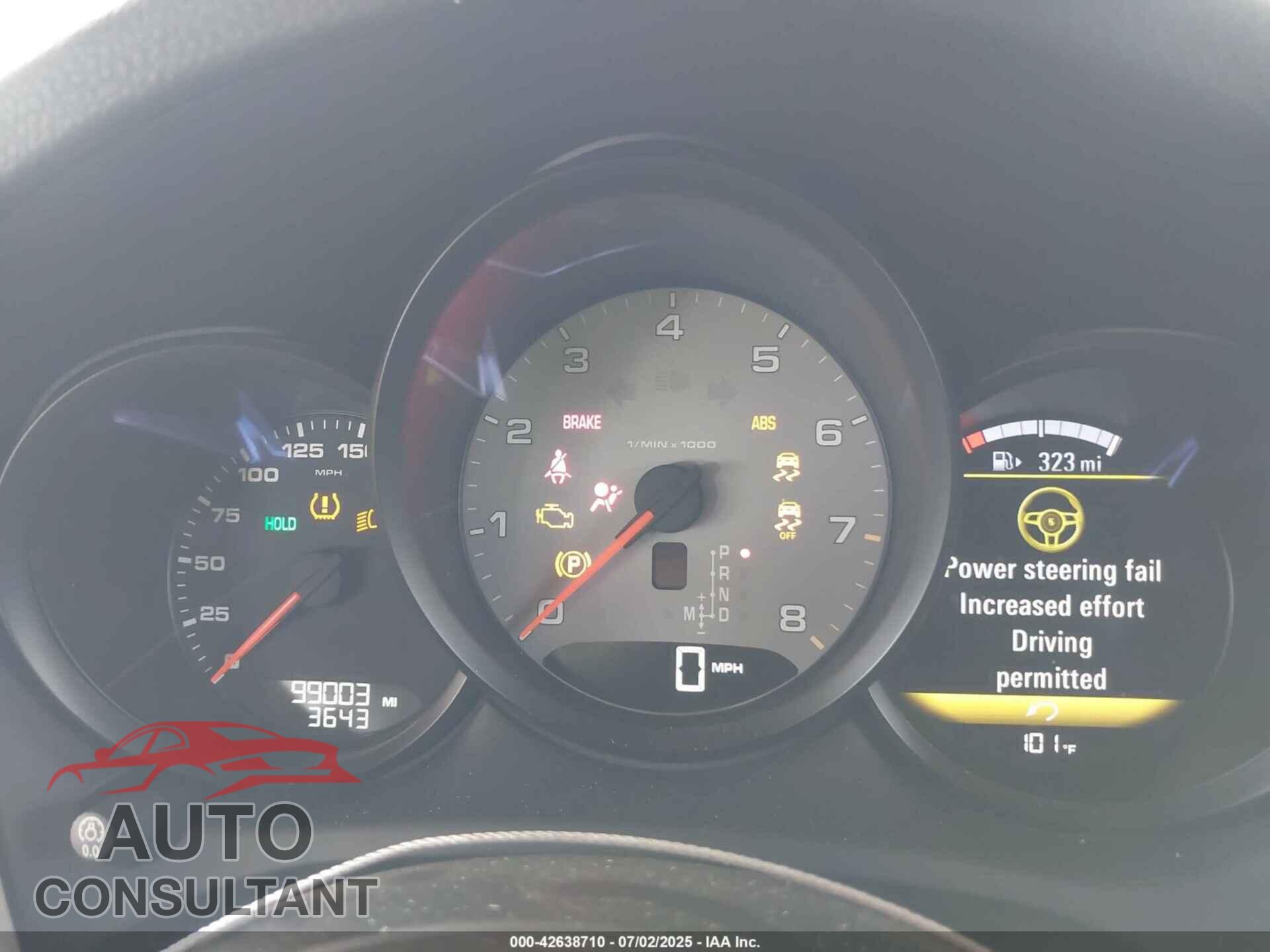 PORSCHE MACAN 2015 - WP1AB2A51FLB60253