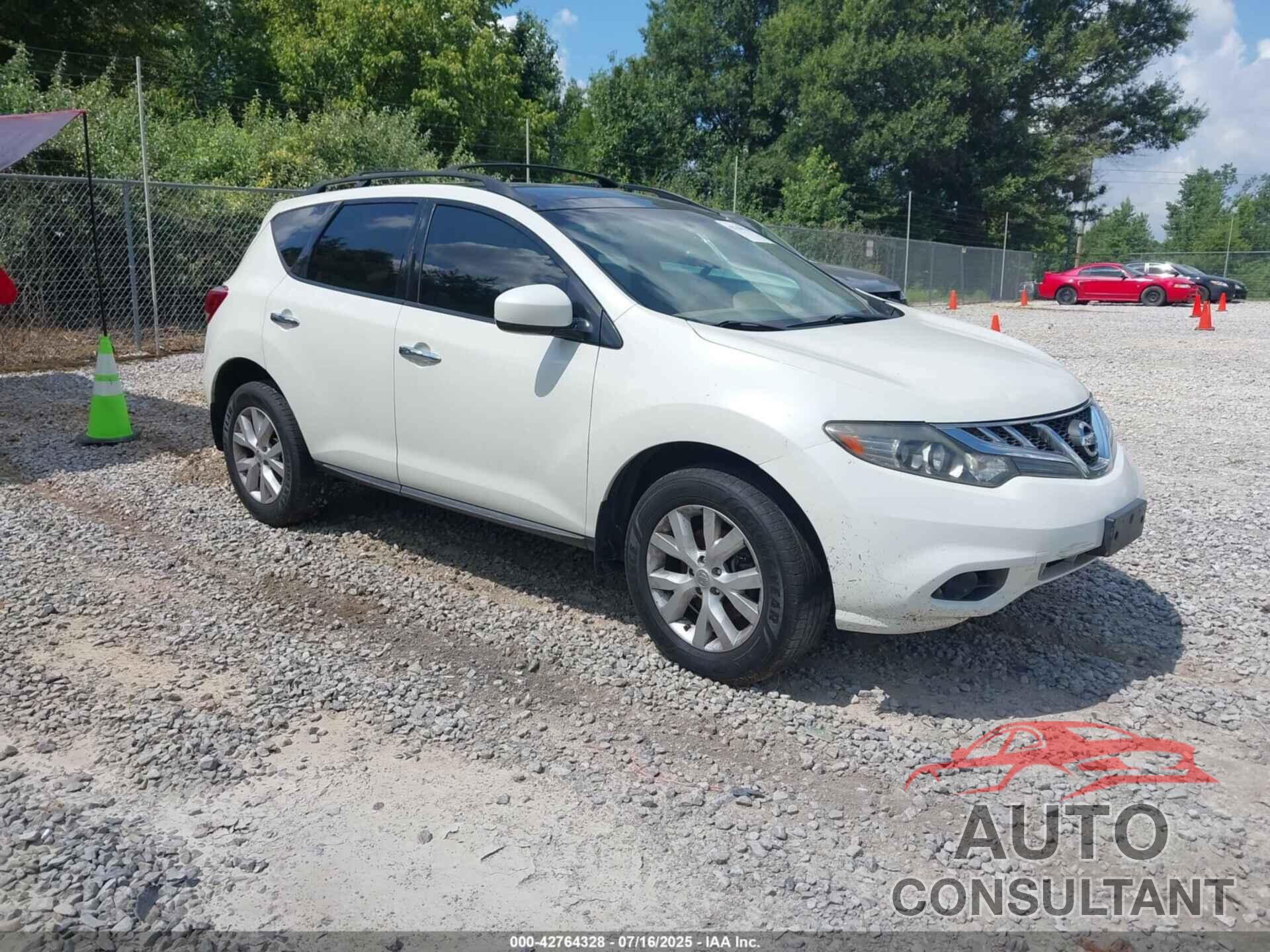 NISSAN MURANO 2011 - JN8AZ1MW1BW183413