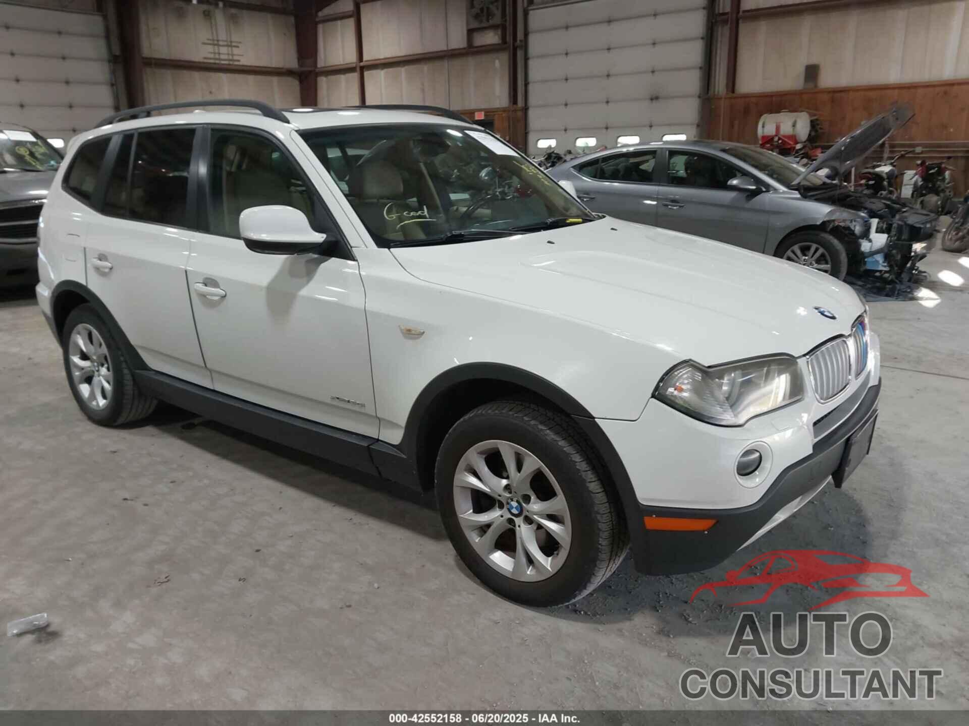 BMW X3 2010 - WBXPC9C47AWJ37706