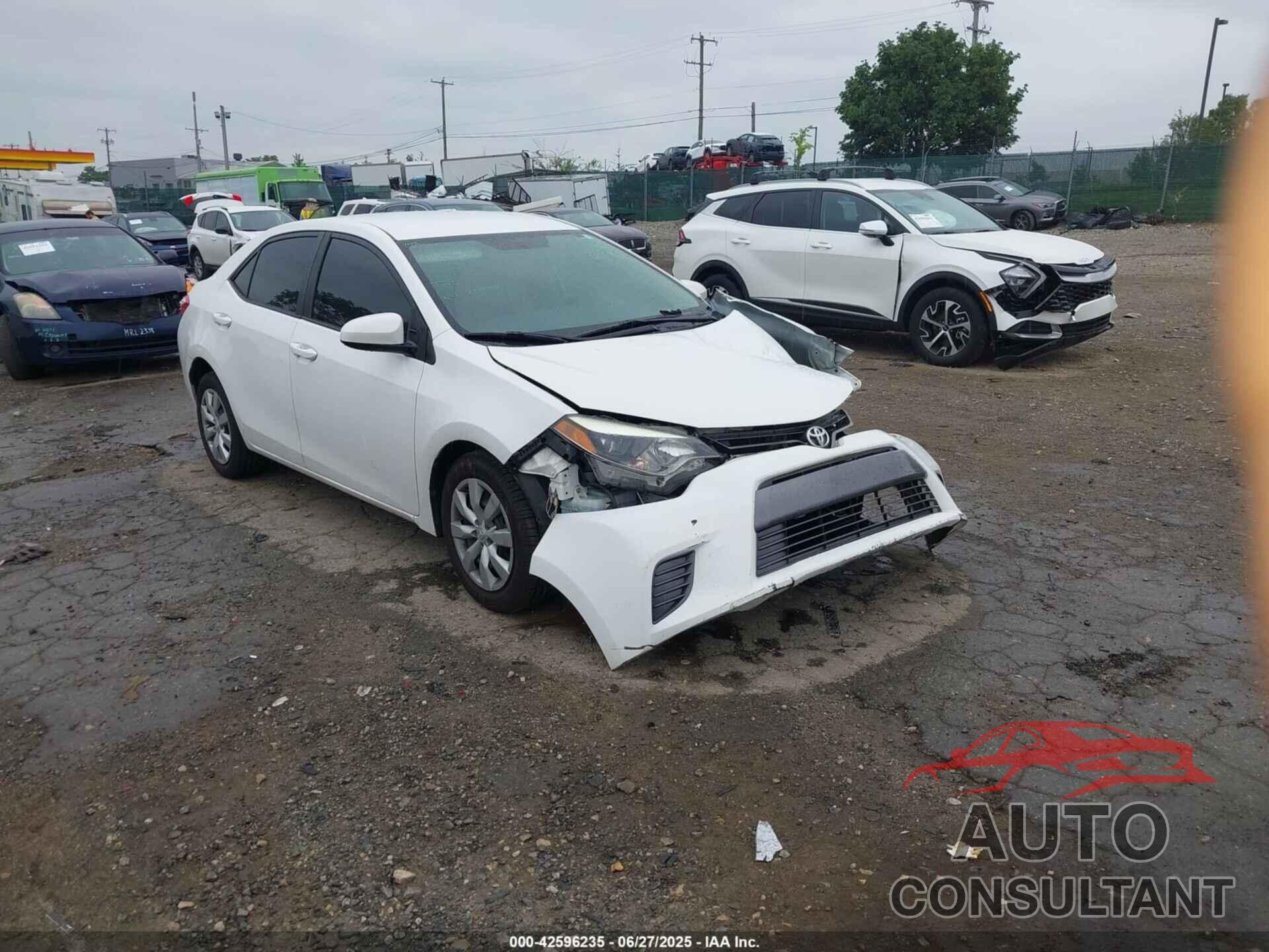 TOYOTA COROLLA 2016 - 2T1BURHEXGC570976