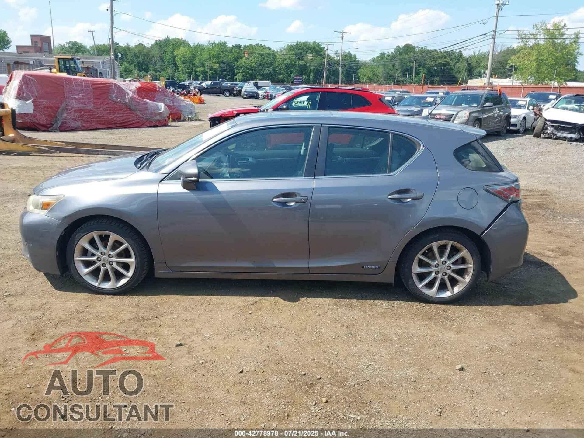 LEXUS CT 2012 - JTHKD5BH4C2113552
